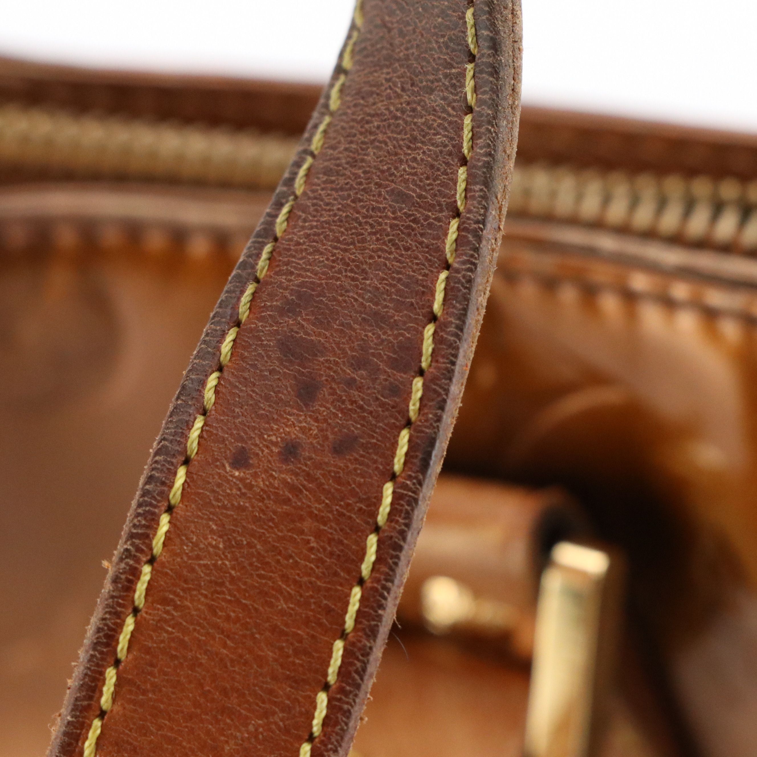 Louis Vuitton Houston Shoulder Bag in Bronze Monogram Vernis Leather