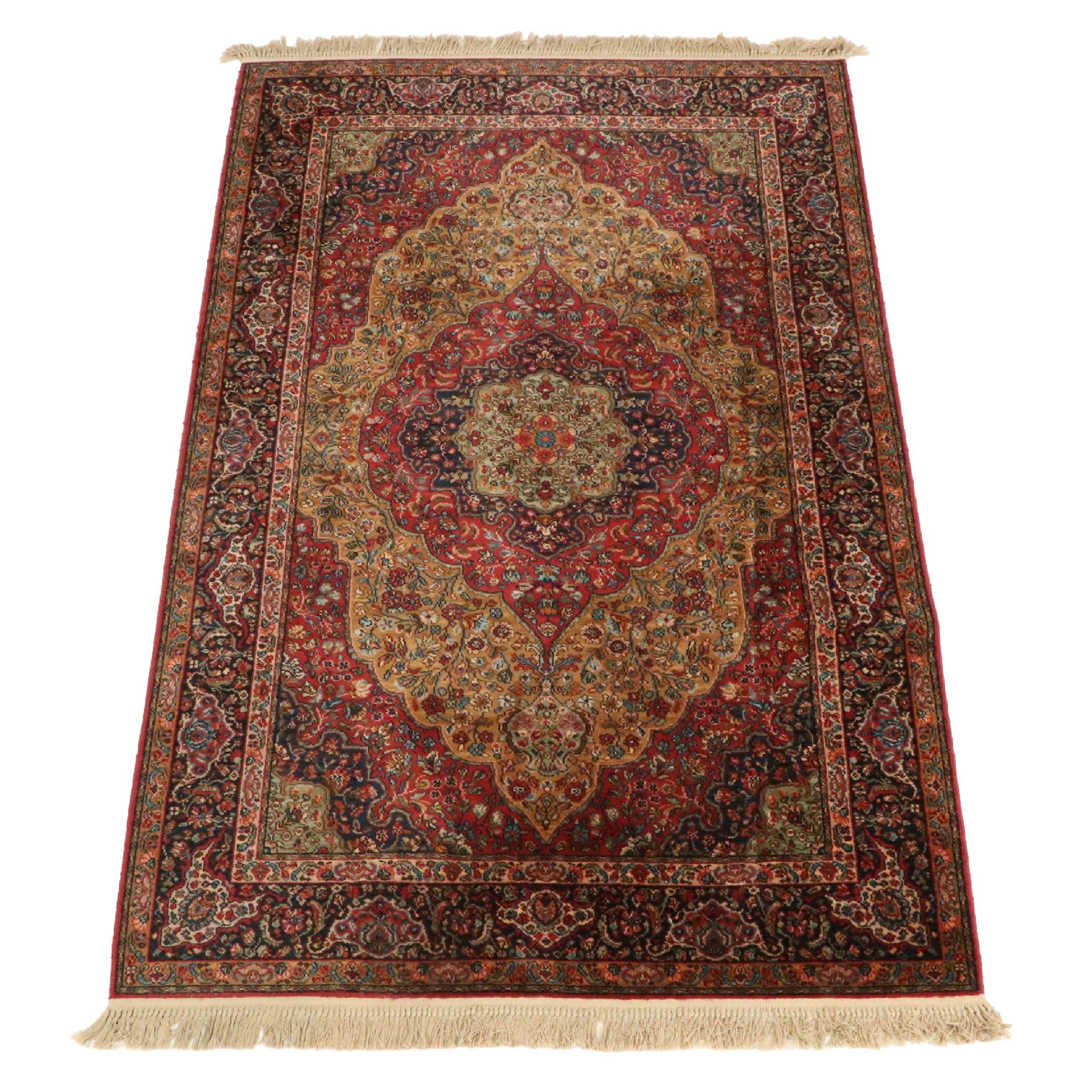 5'9 x 9'10 Power Loomed Karastan "Medallion Kirman" Area Rug