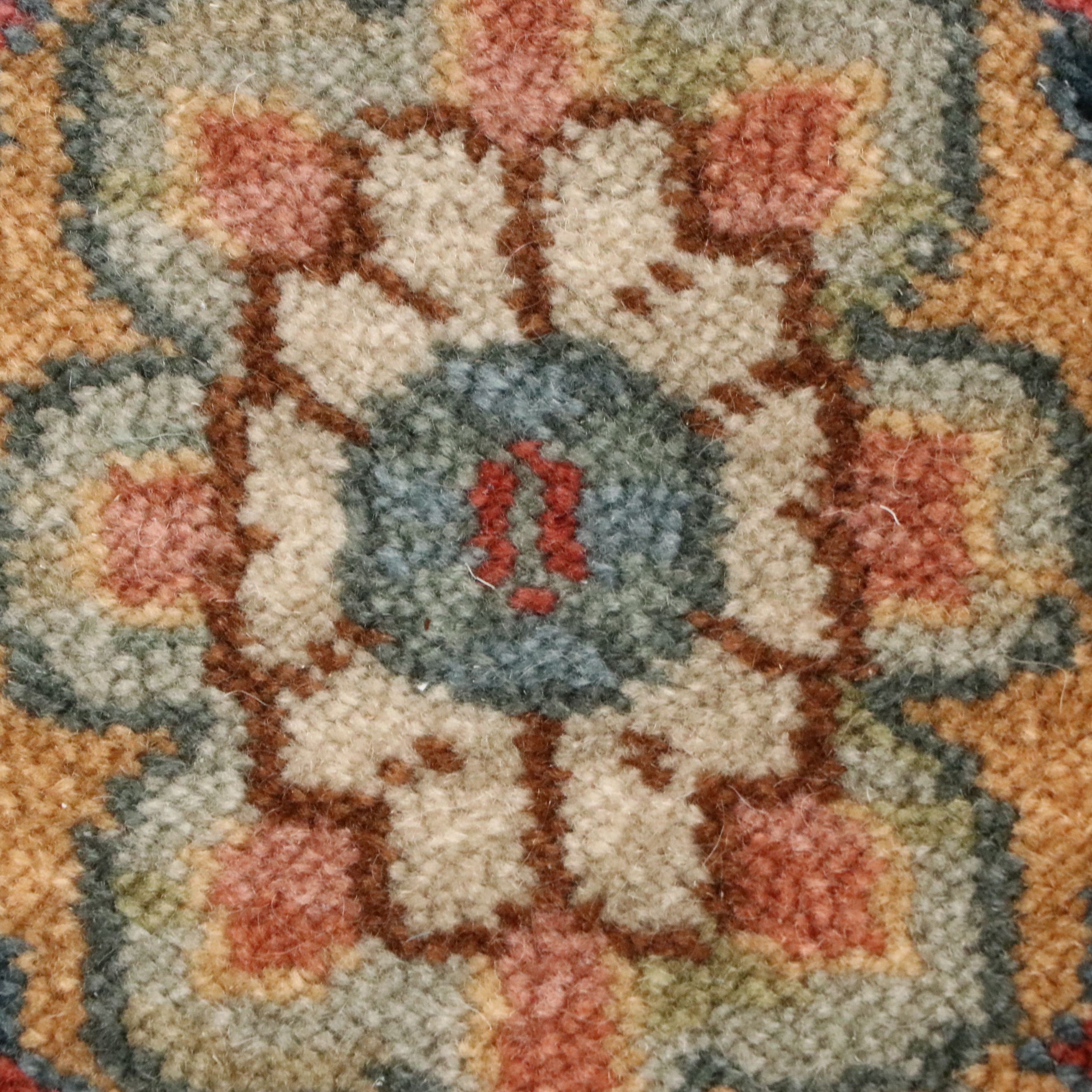 8'8 x 12'9 Power Loomed Karastan Navy Heriz Room-Sized Rug