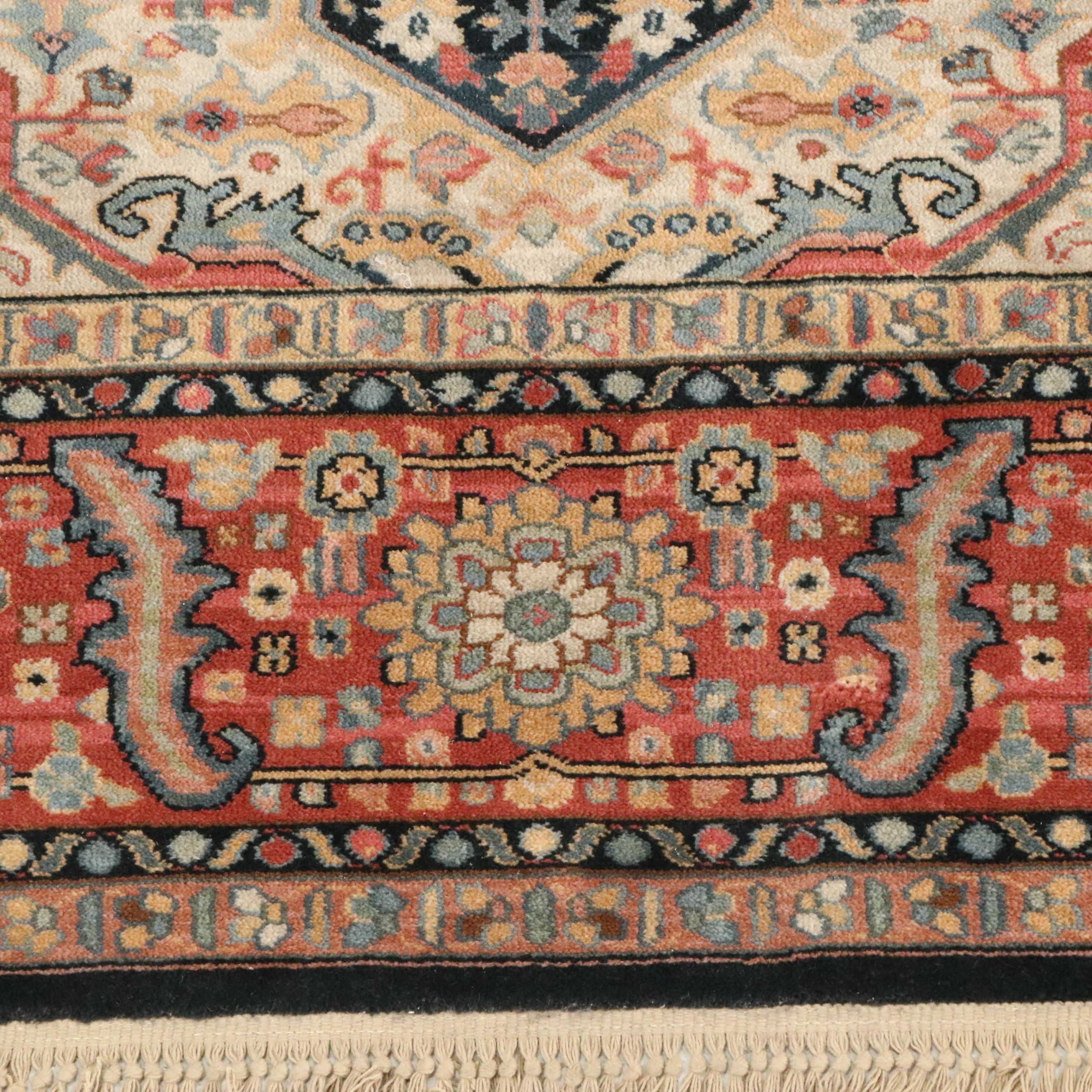 8'8 x 12'9 Power Loomed Karastan Navy Heriz Room-Sized Rug