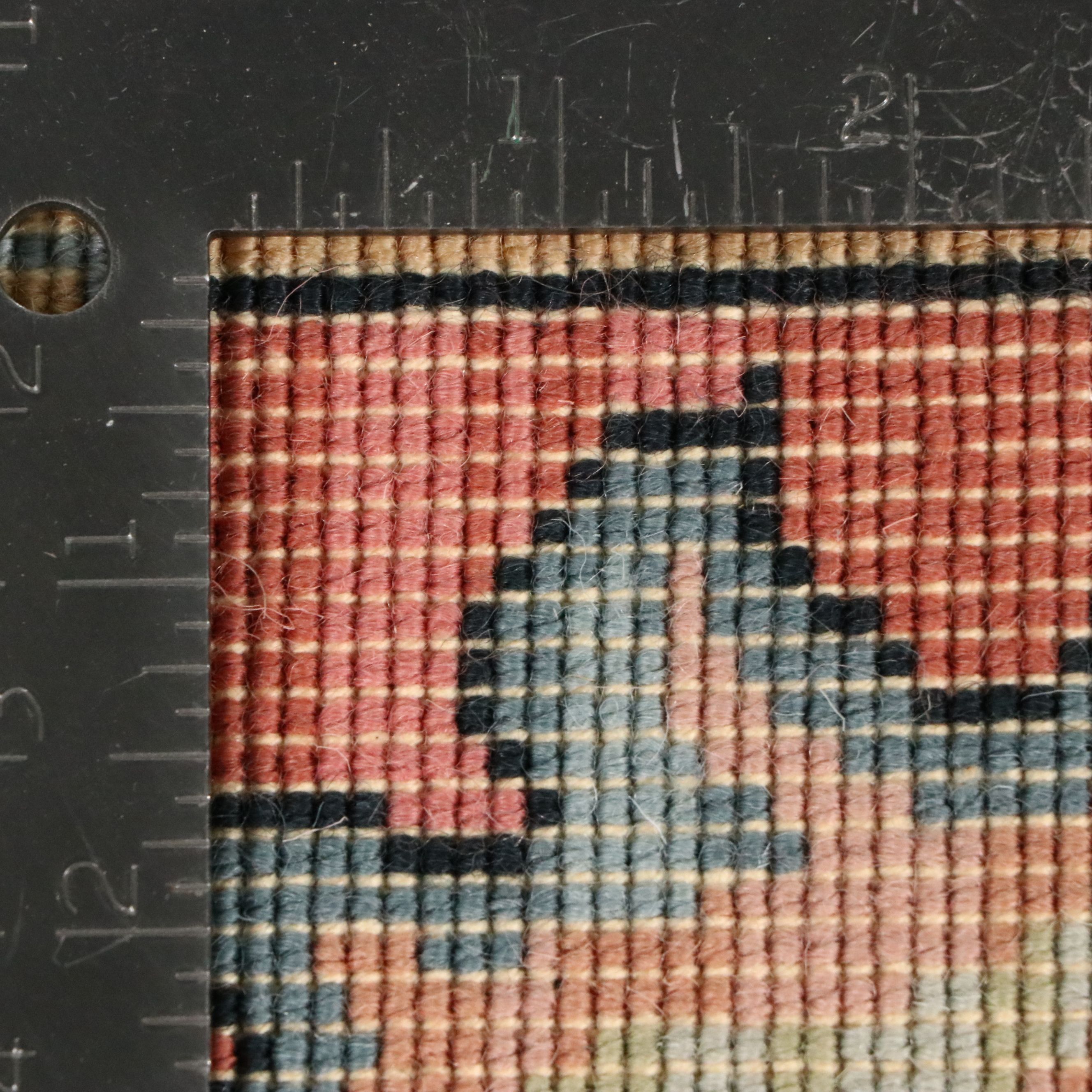 8'8 x 12'9 Power Loomed Karastan Navy Heriz Room-Sized Rug