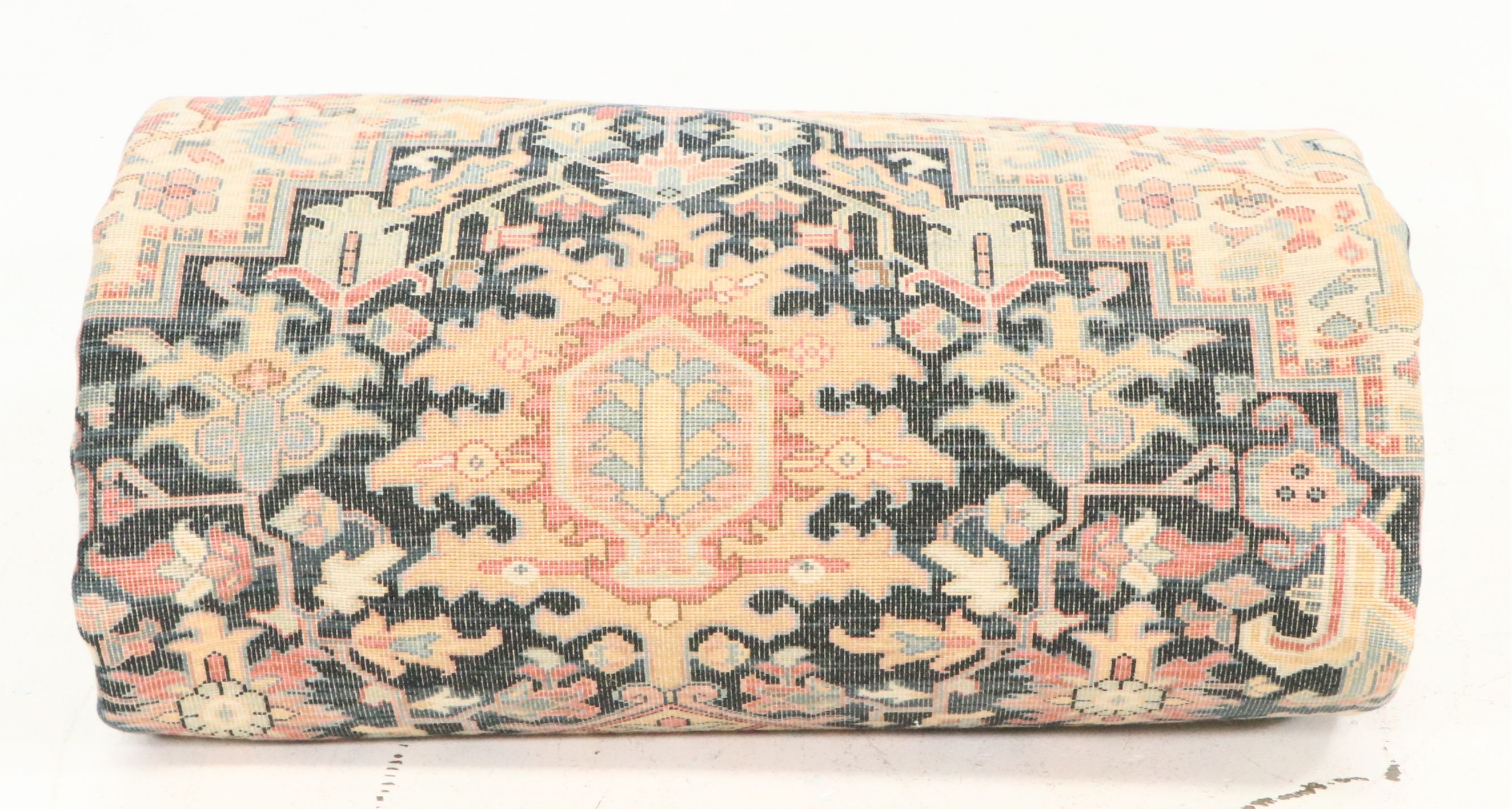 8'8 x 12'9 Power Loomed Karastan Navy Heriz Room-Sized Rug