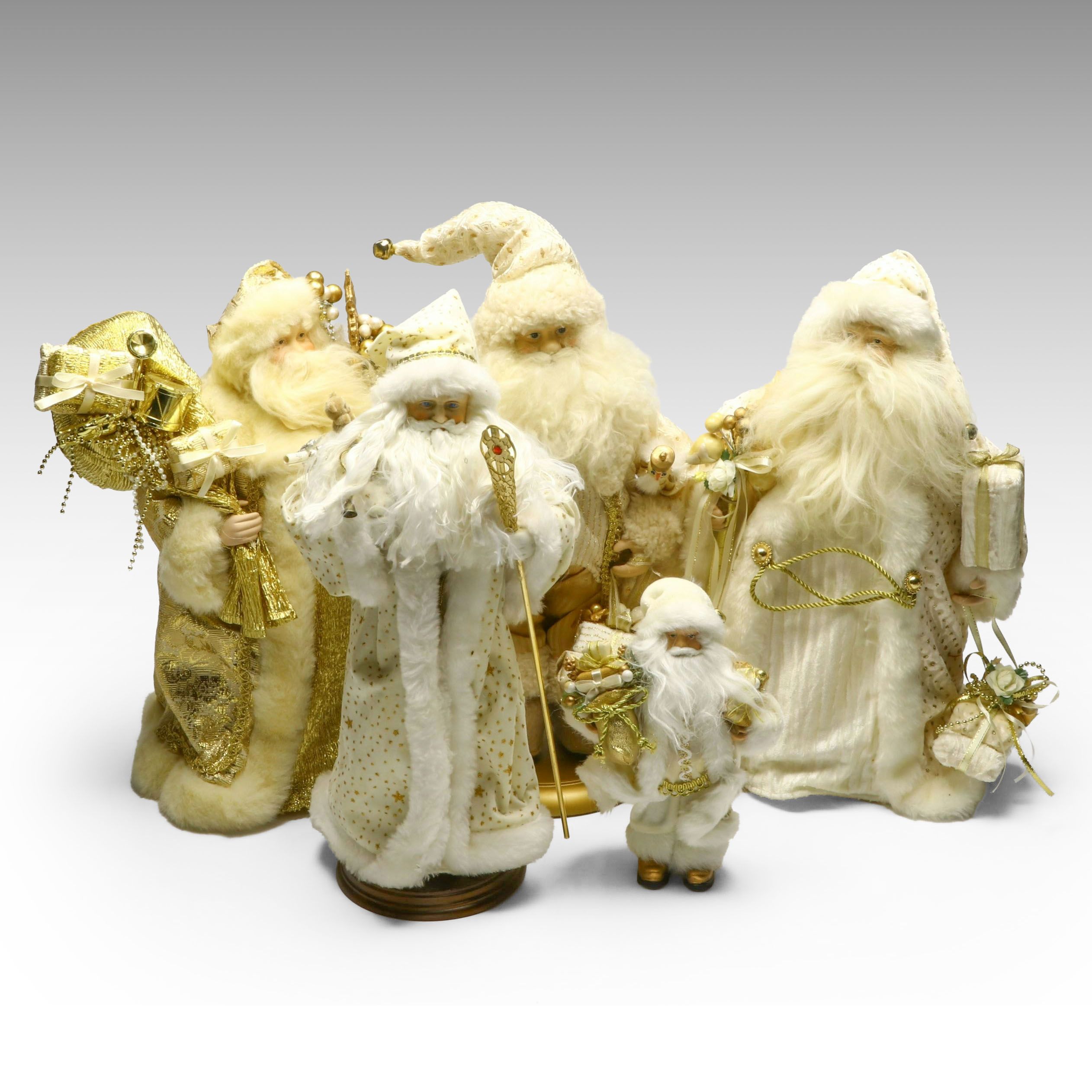 Father Christmas Figurines and Tree Toppers