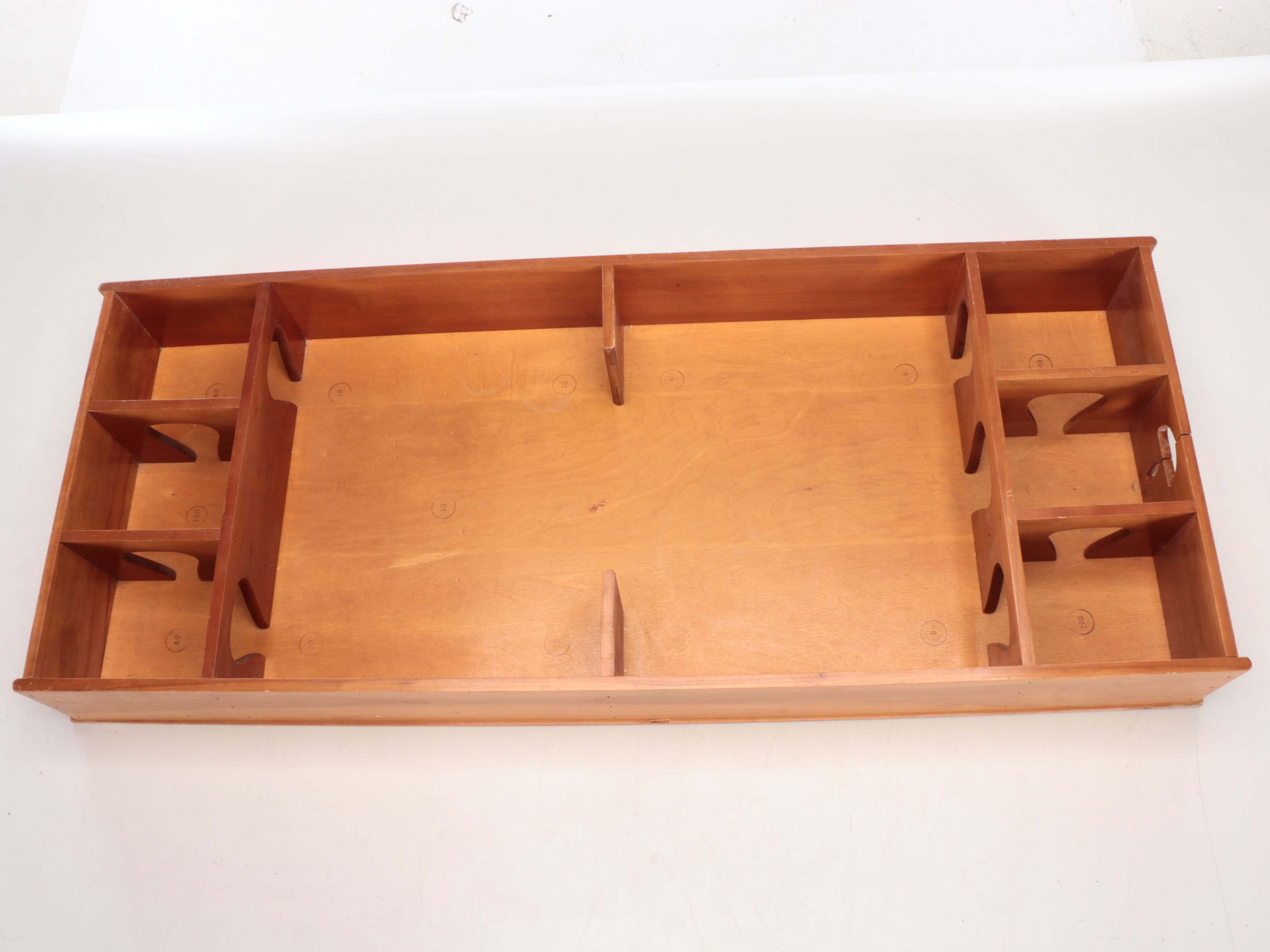 Berea College Student Craft "Skittles" Tabletop Bowling Style Wooden Gameboard