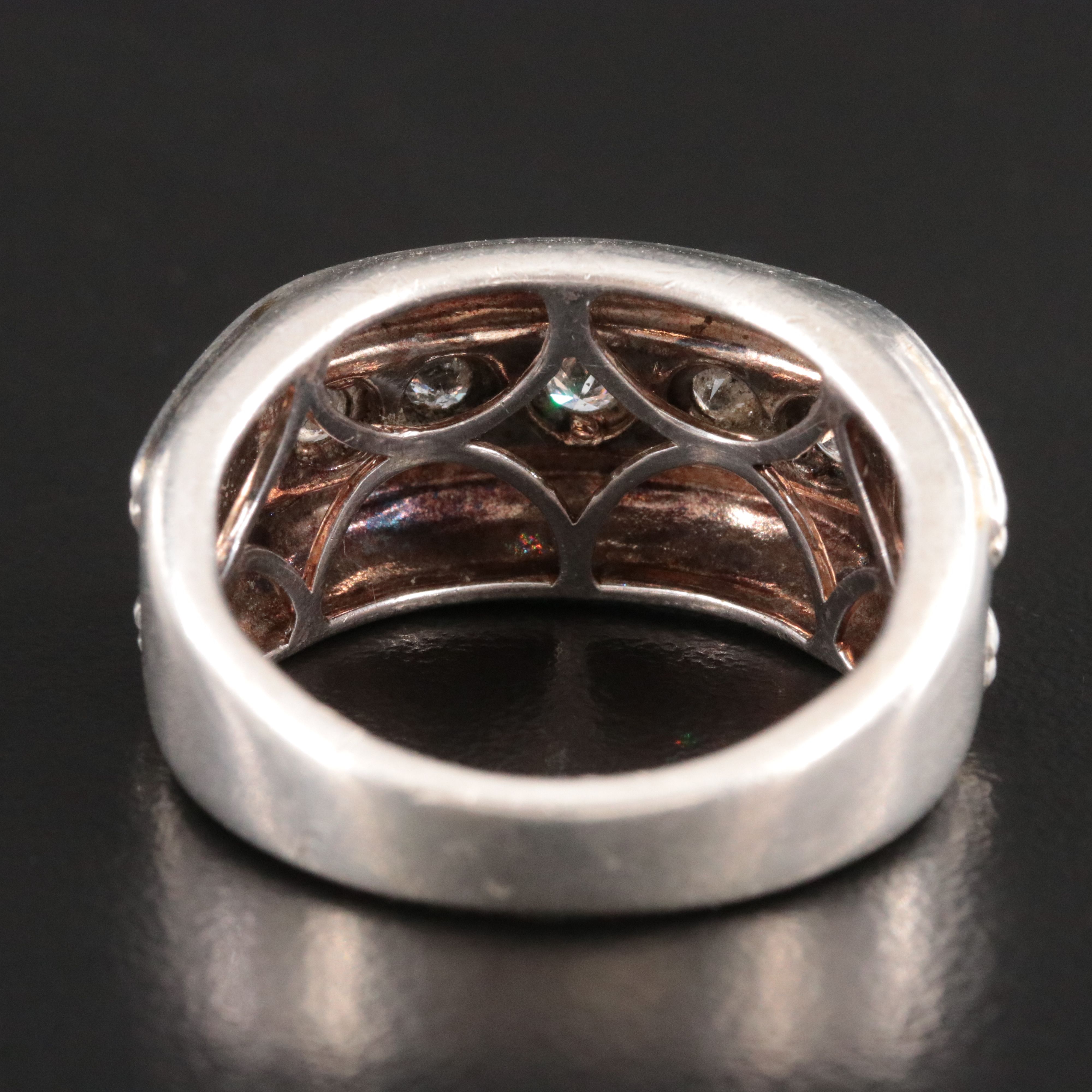 Sterling Diamond Ring