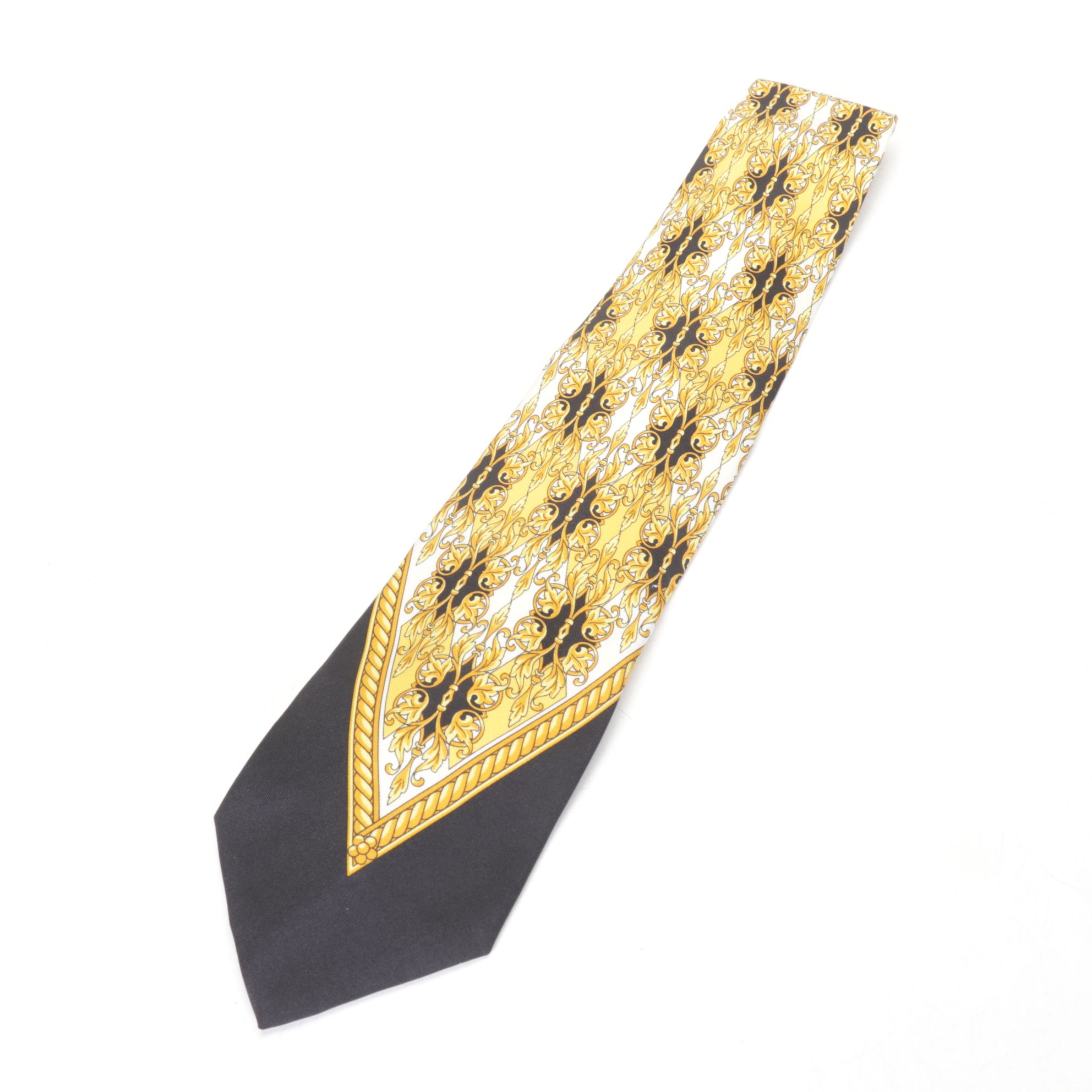 Gucci, Versace and Emilio Pucci Patterned Silk Neck Ties