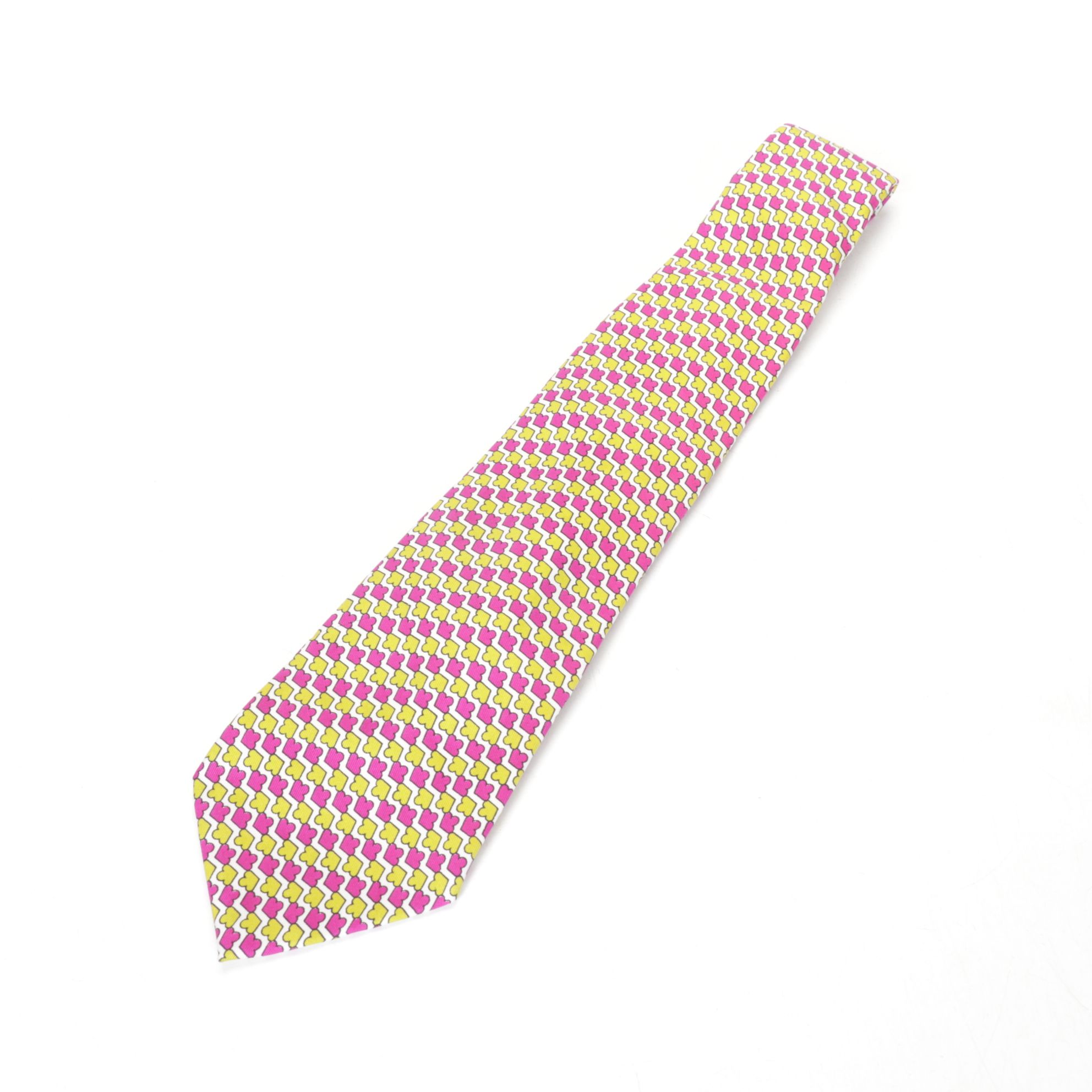 Gucci, Versace and Emilio Pucci Patterned Silk Neck Ties