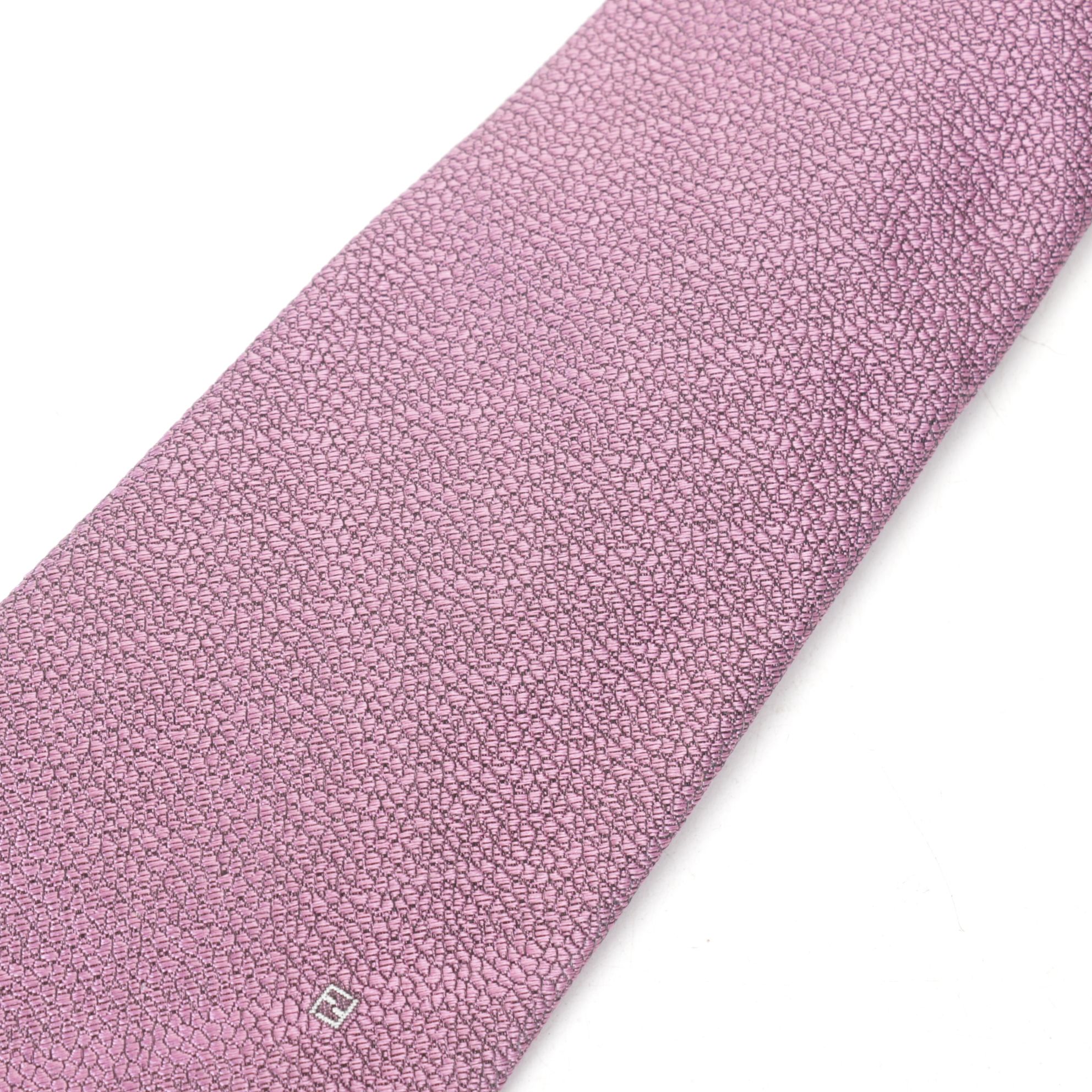 Gucci, Versace and Emilio Pucci Patterned Silk Neck Ties