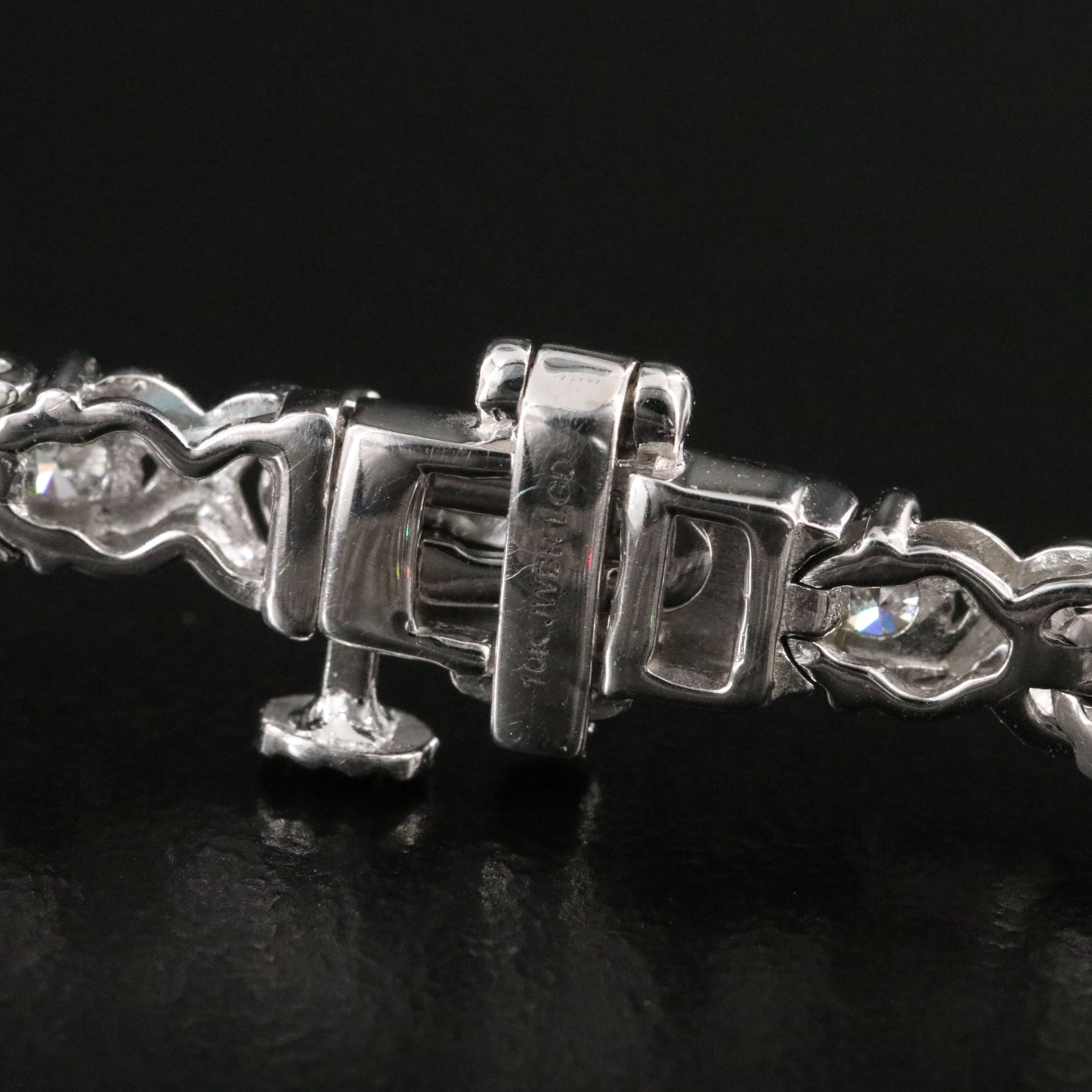 10K  2.90 CTW Lab Grown Diamond X Bracelet