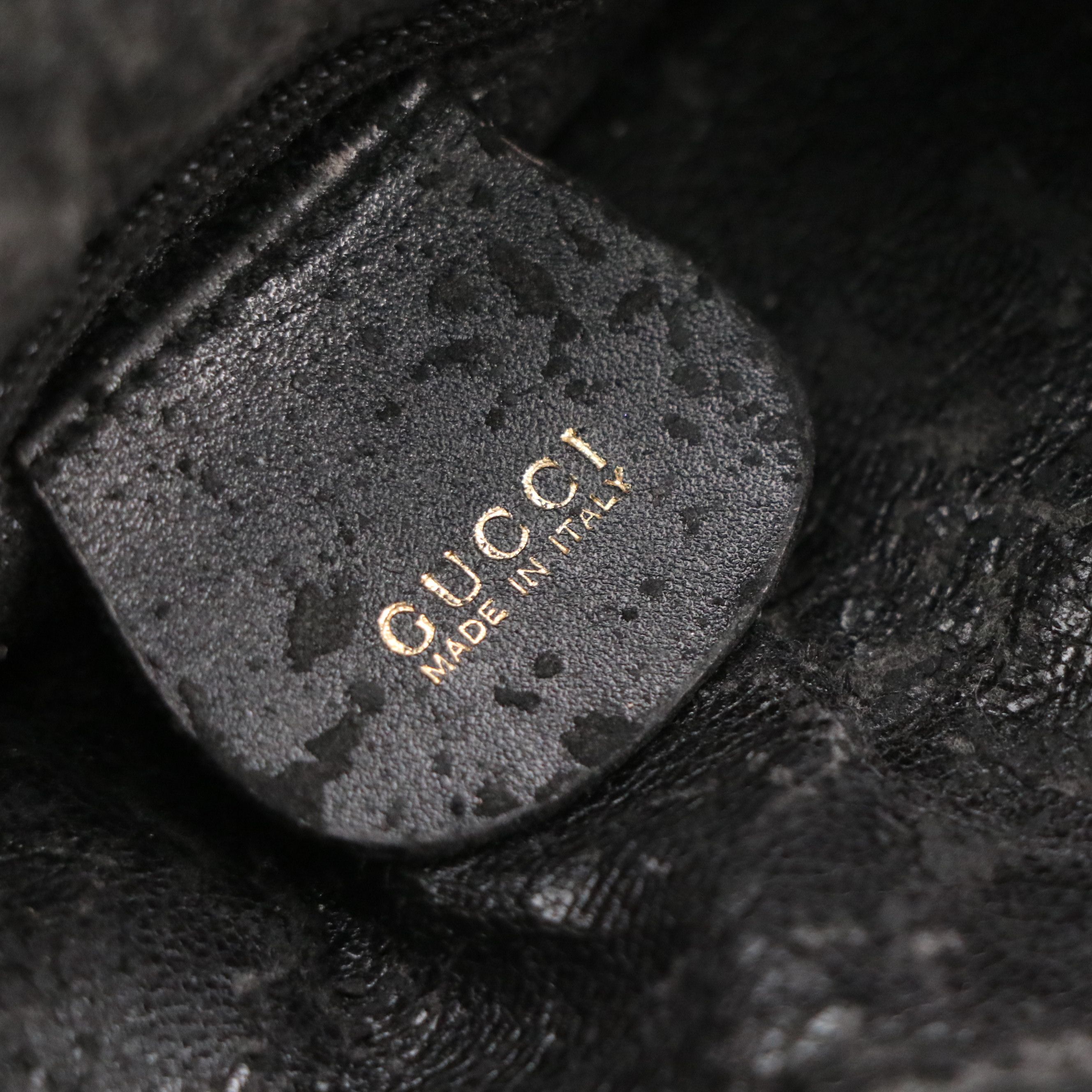 Gucci Bamboo Black Suede and Leather Two-Way Hobo Bag