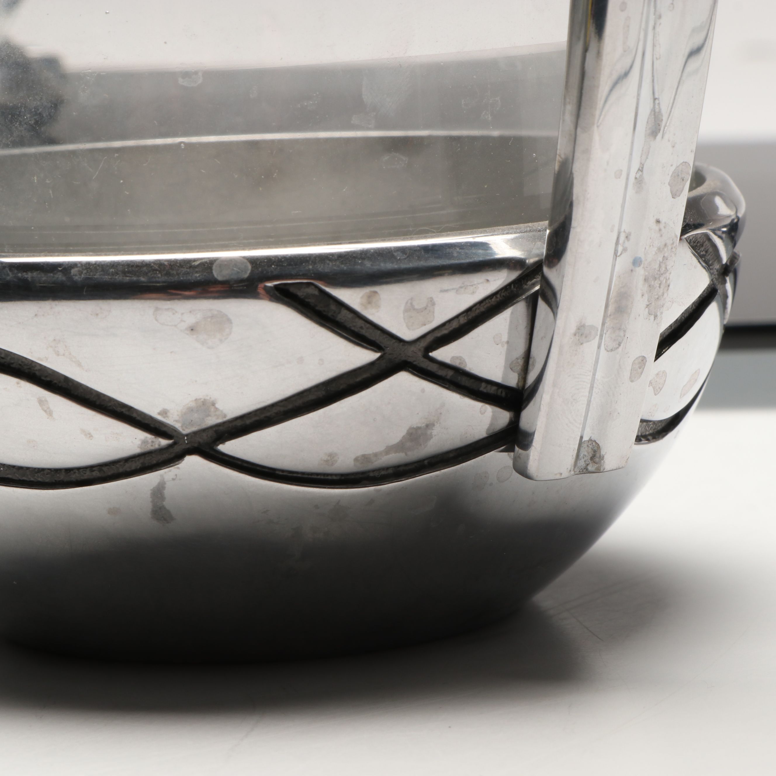 Lenox "Vibe" Glass and Chrome Finish Martini Set, 2004-2014