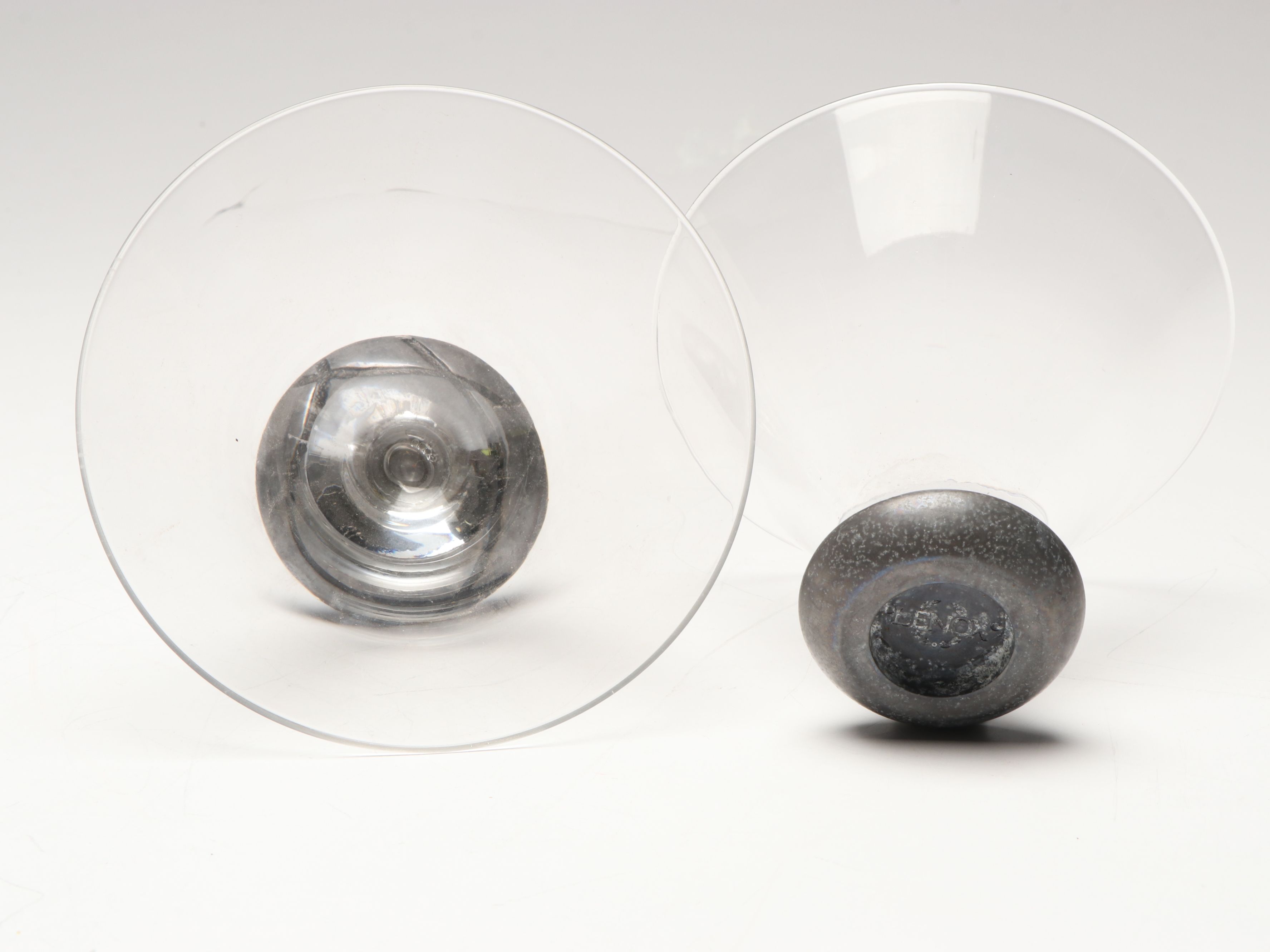 Lenox "Vibe" Glass and Chrome Finish Martini Set, 2004-2014