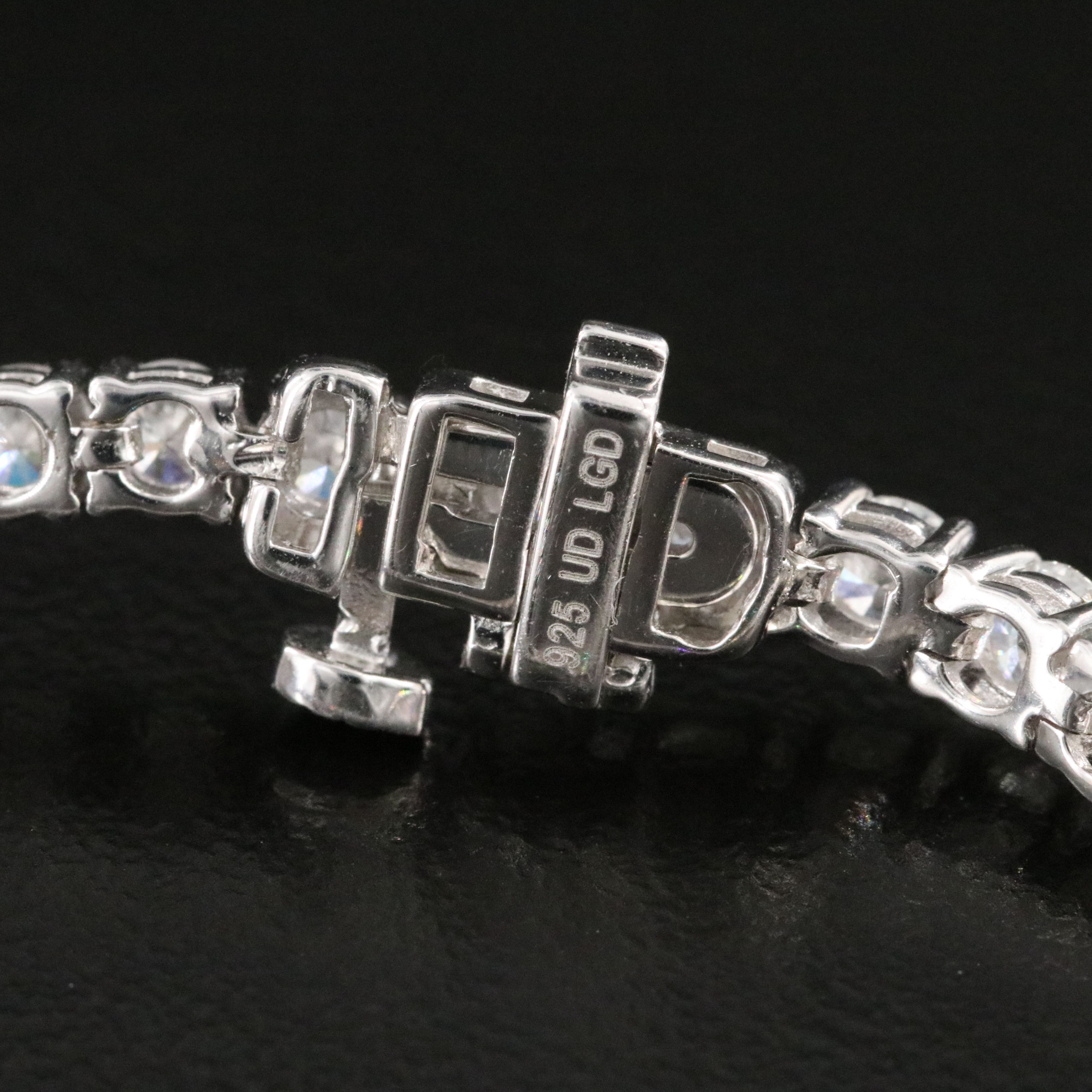 Sterling 5.00 CTW Lab Grown Diamond Line Bracelet