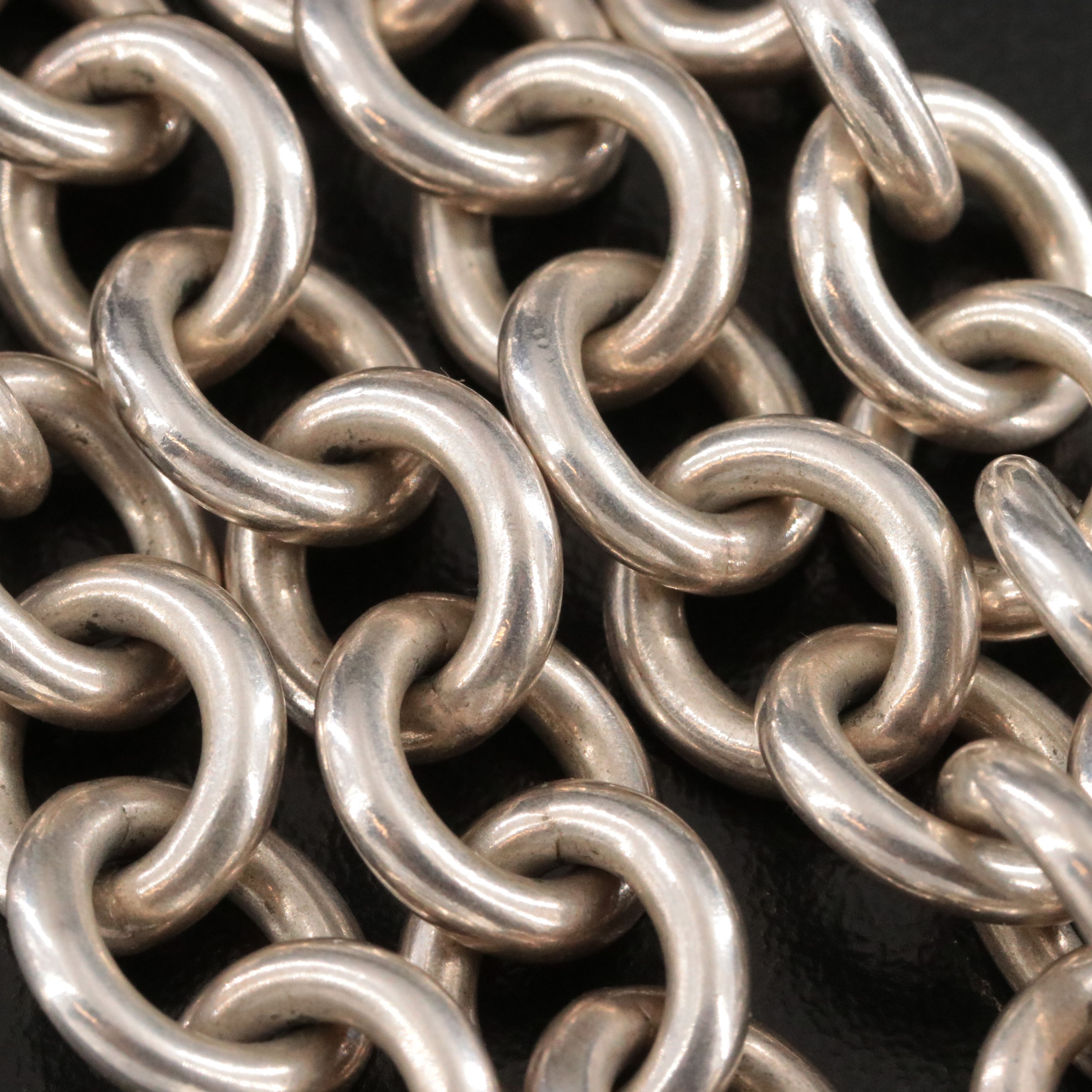 Tiffany & Co. Sterling Toggle Heart Necklace