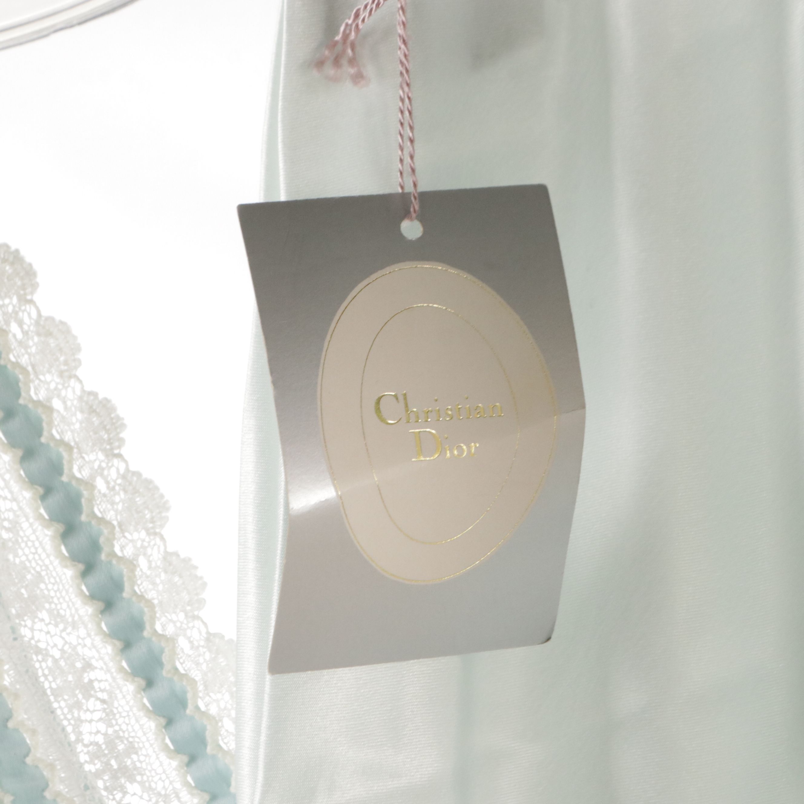 Christian Dior Slip and Sleeveless Nightgowns Trimmed in Lace