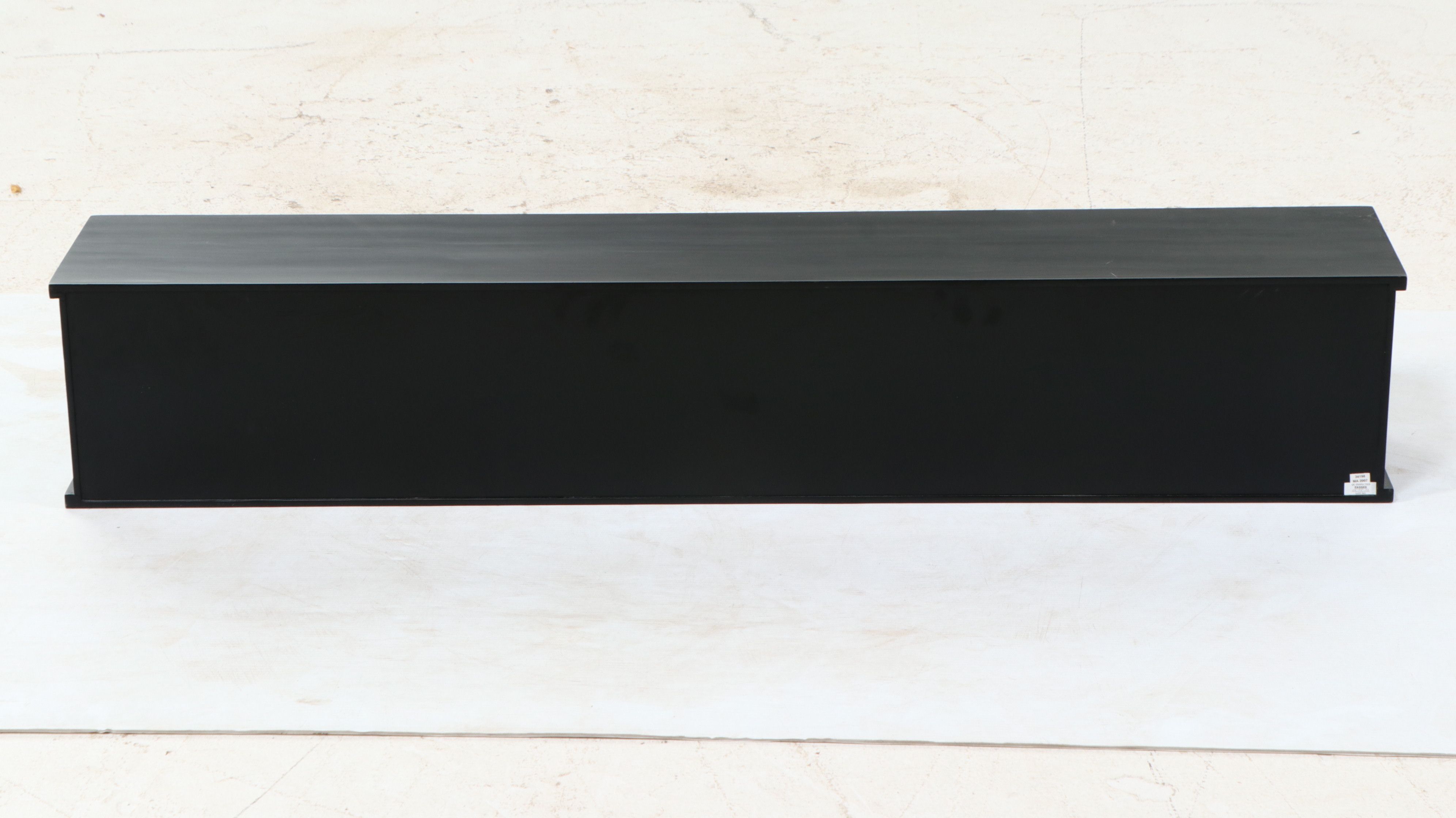 Contemporary Black Apothecary Media Console