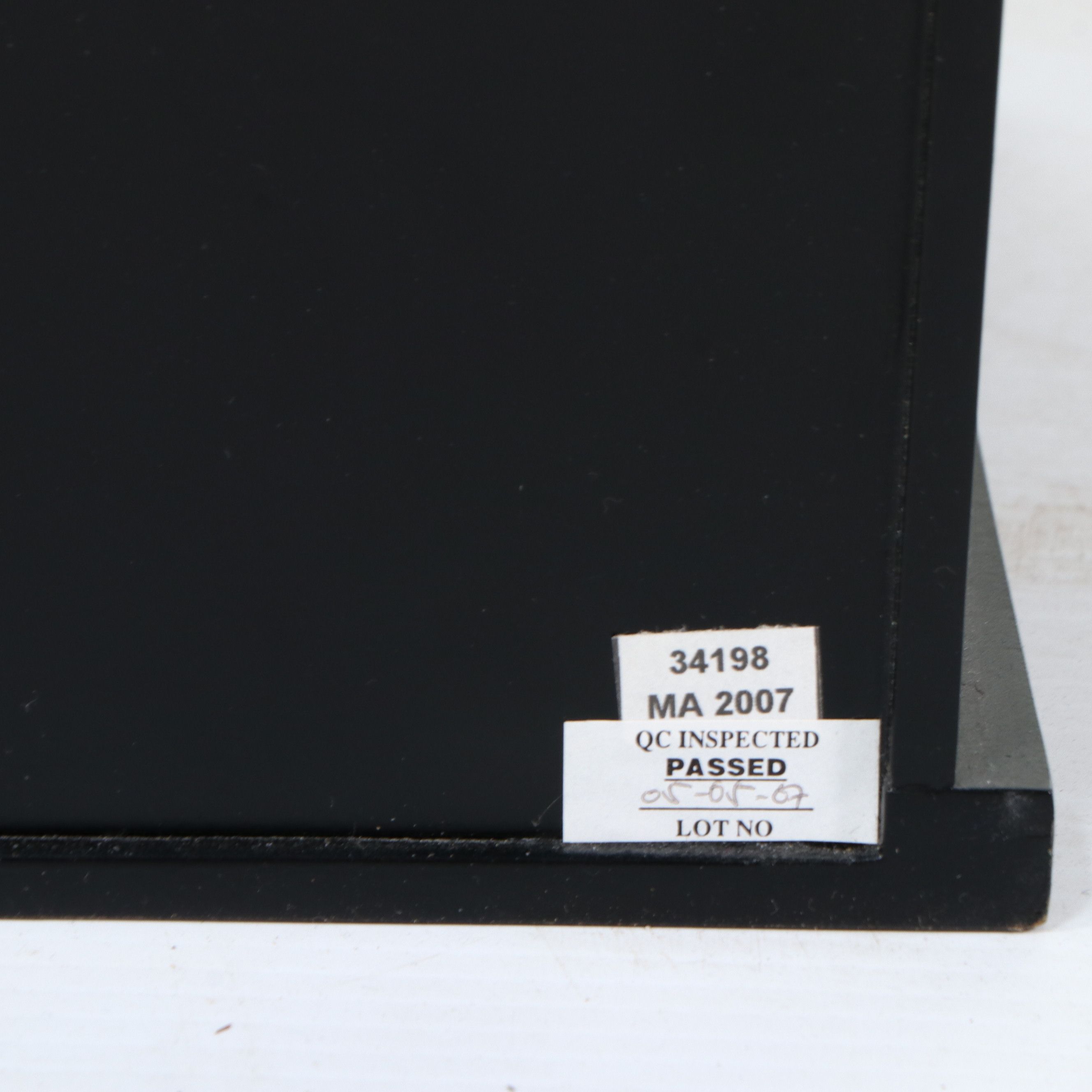 Contemporary Black Apothecary Media Console