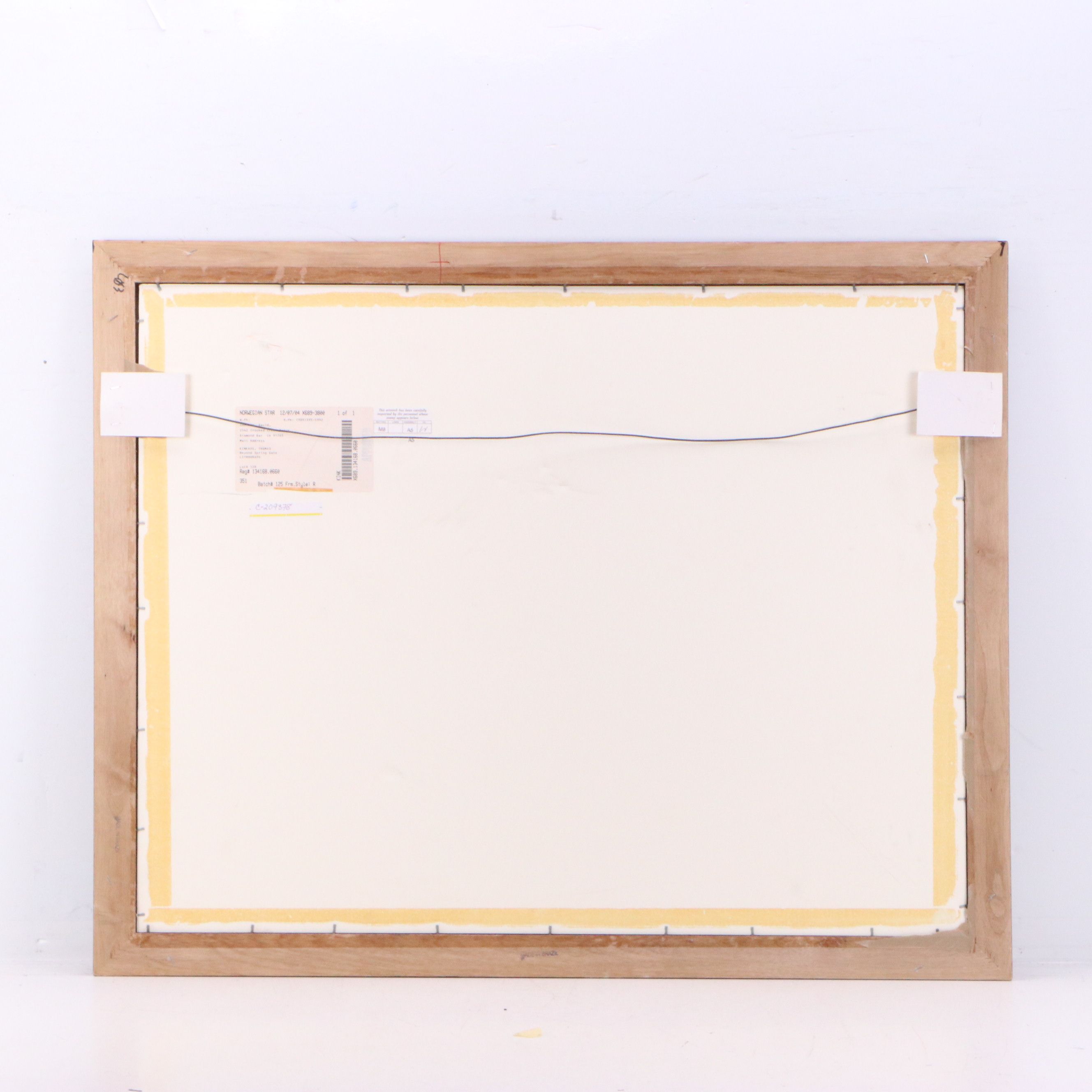 Thomas Kinkade Offset Lithograph "Beyond Spring Gate"