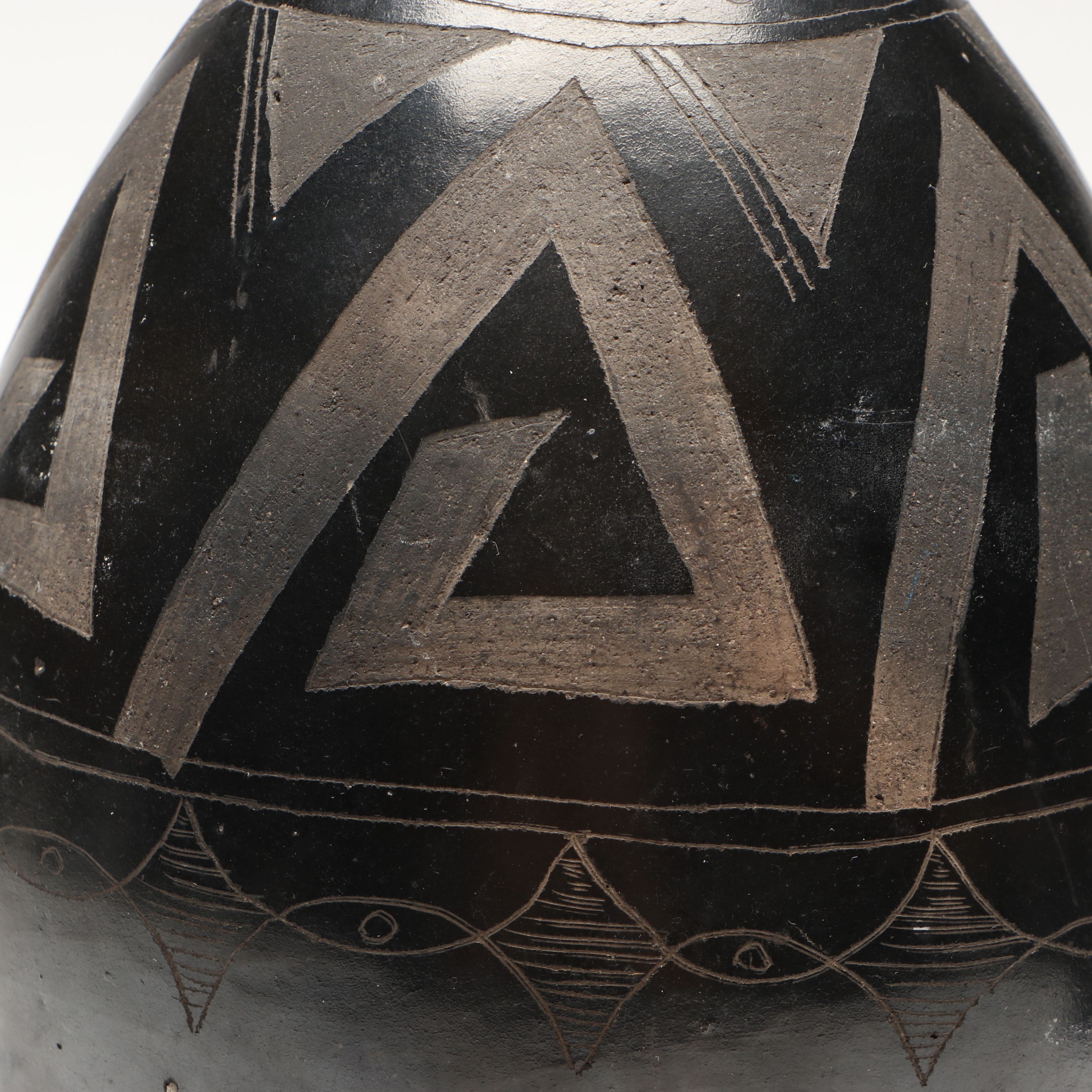 Mexican Mateos Signed with Lania Oaxacan Signed Blackware Vessels