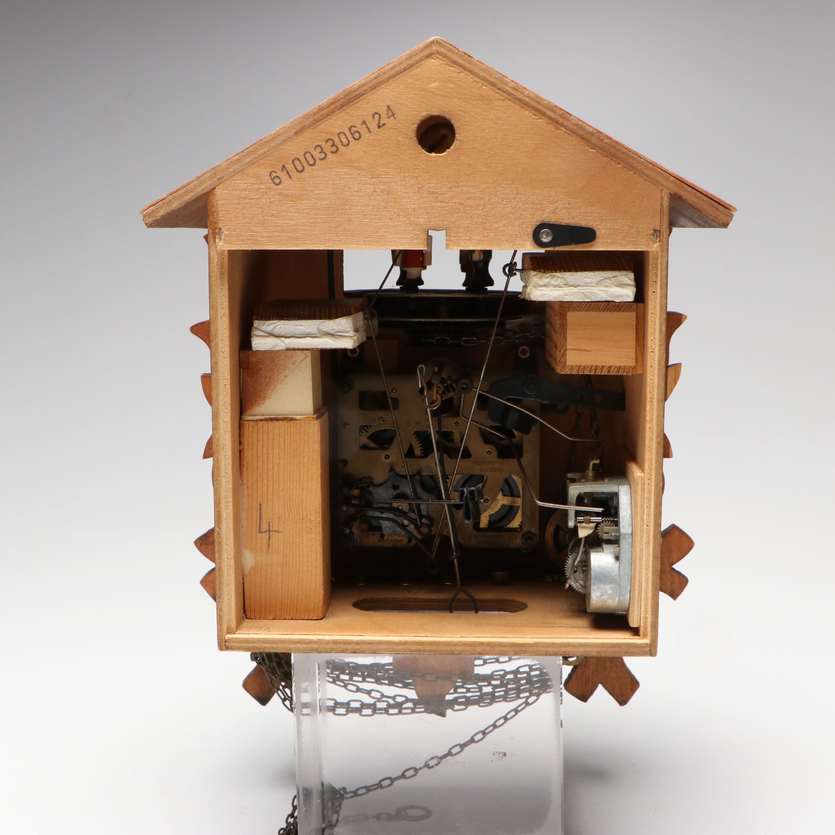 Schneider German Black Forest Hand-Painted Cuckoo Clock