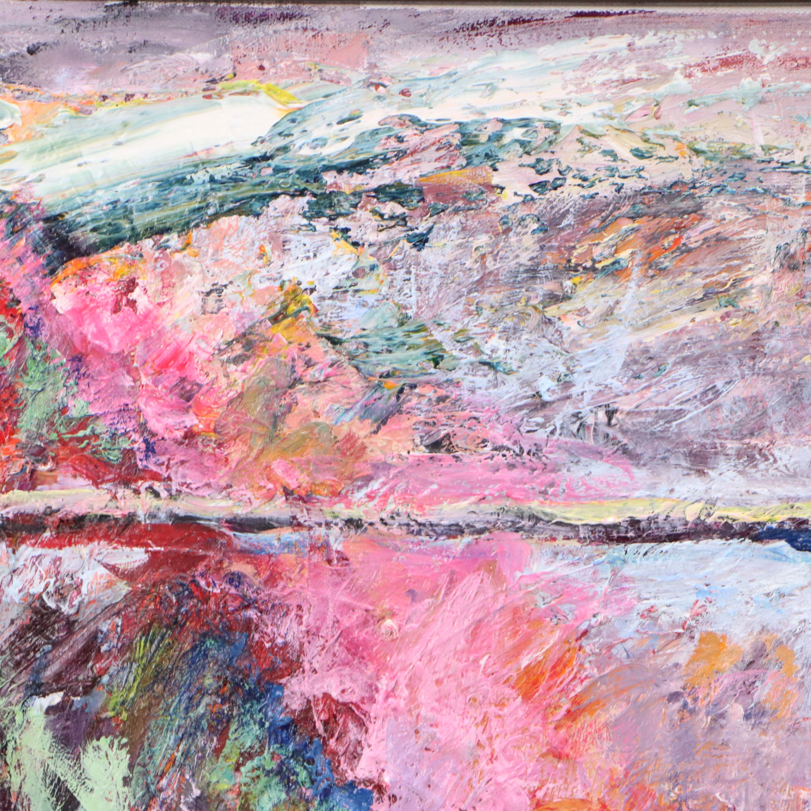 Steve Nassano Cityscape Oil Painting "Tower of Ft. Thomas," 2019