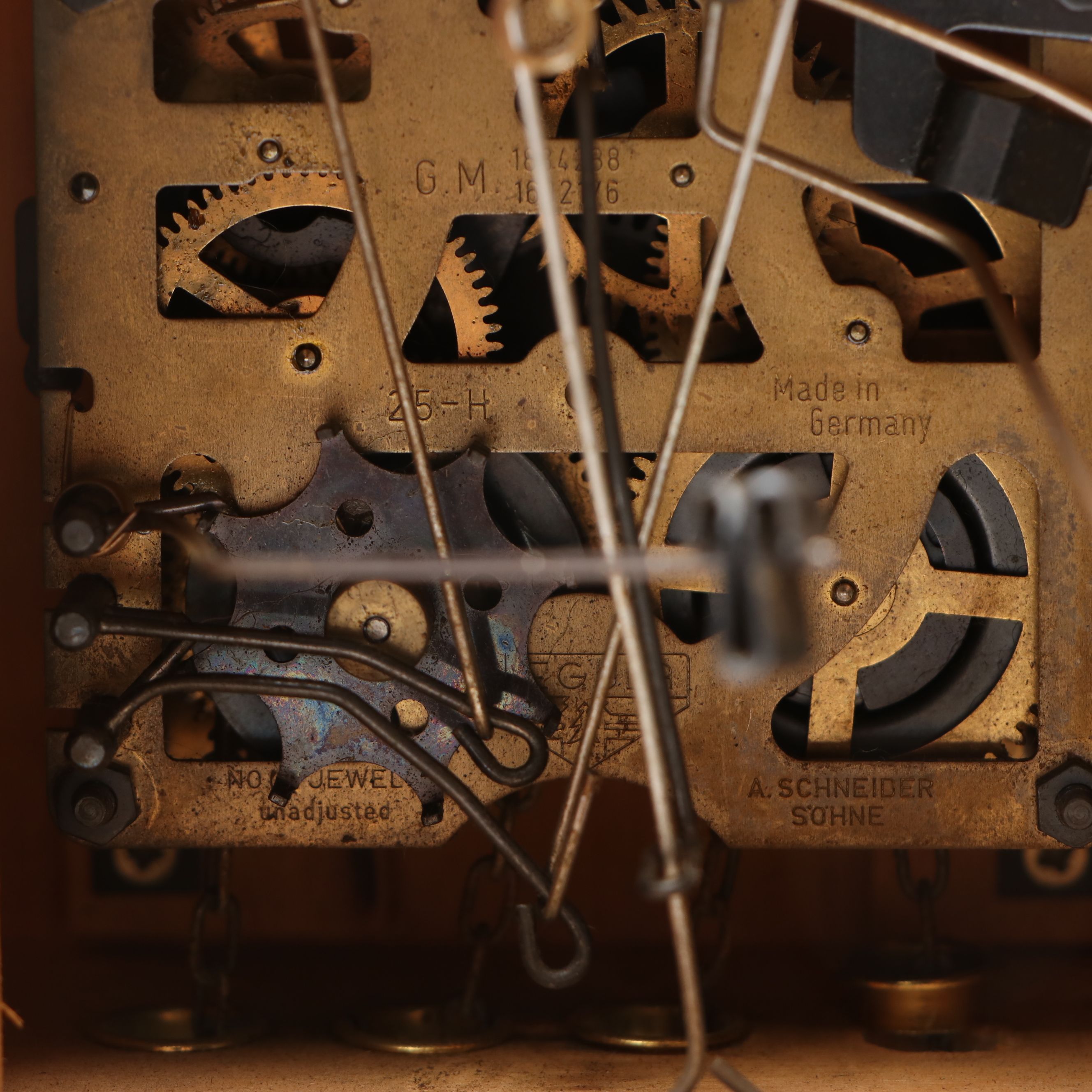 Schneider German Black Forest Hand-Painted Cuckoo Clock