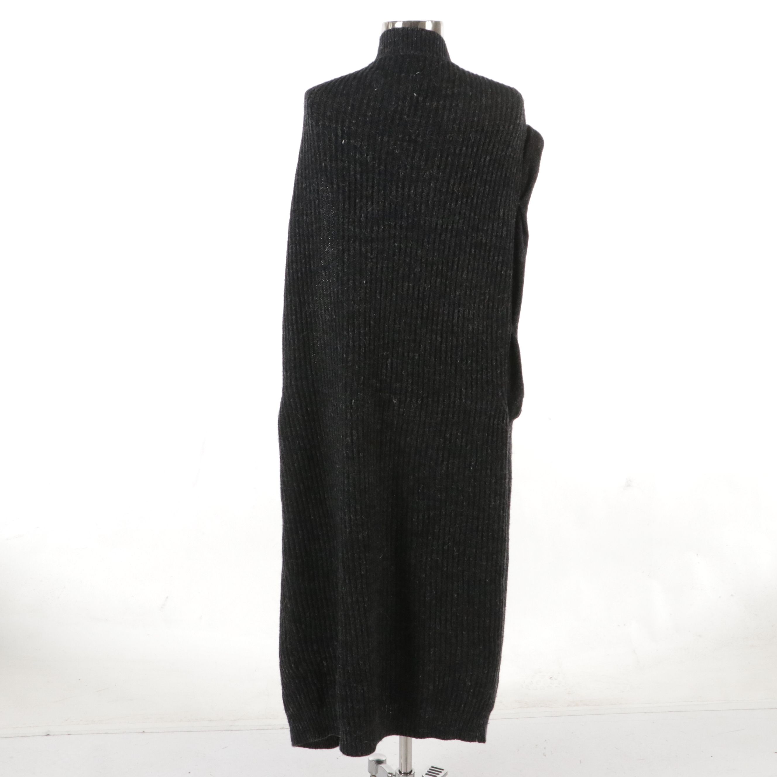 Maison Margiela Sleeveless Wrap Cardigan and Alexander McQueen Printed Leggings