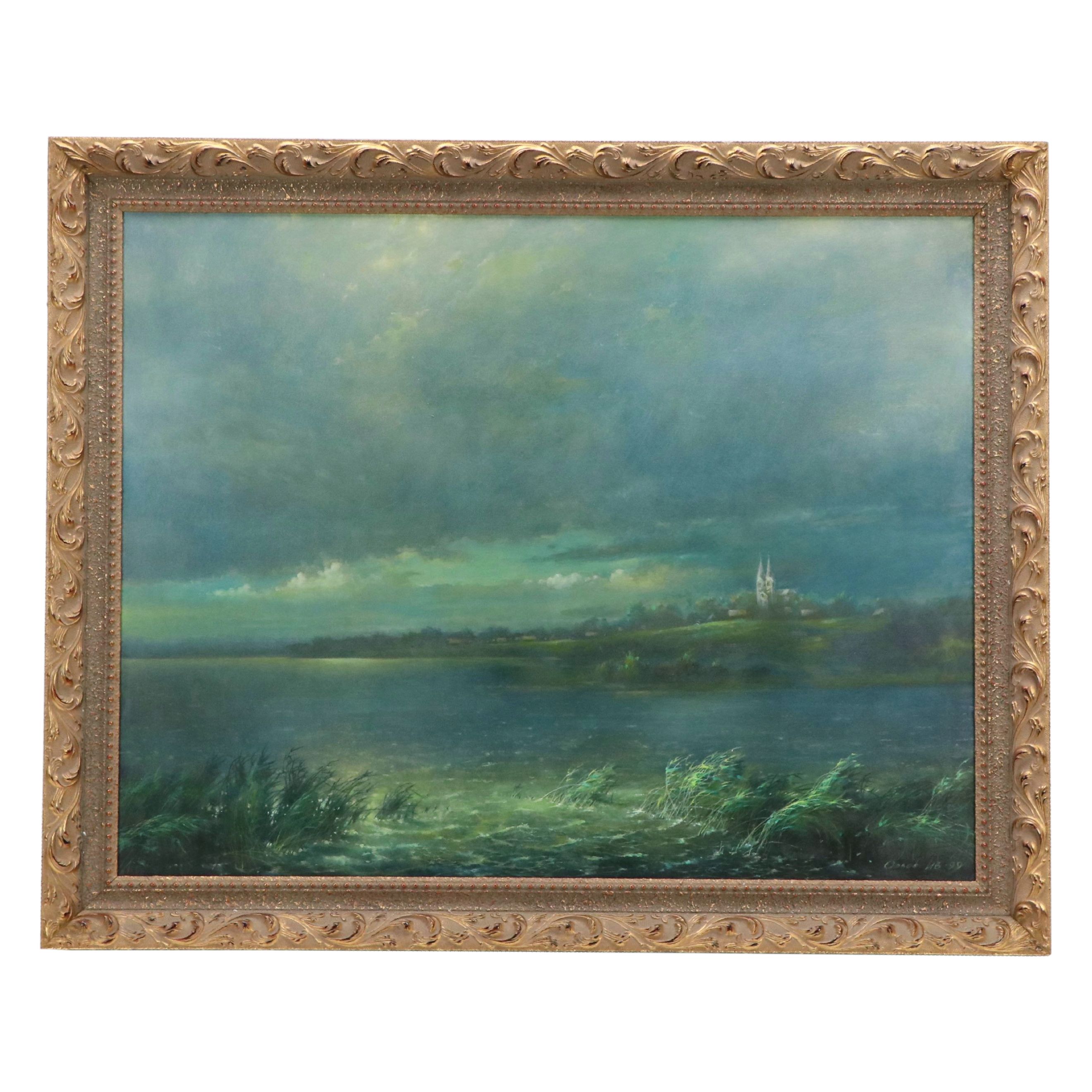 Orlov IV Oil Painting "Gust of Wind," 1999