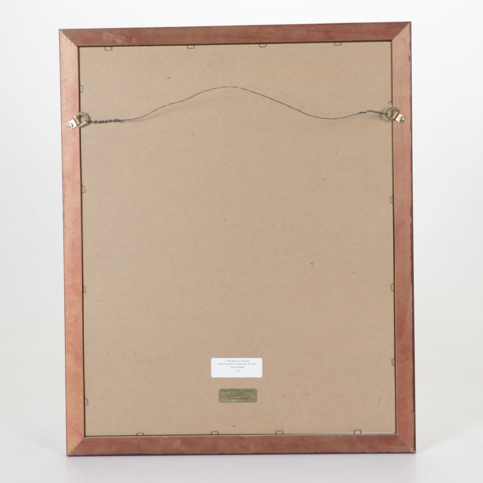 Rodica E. Solomon Digital Portrait of Chocolate Poodle, 1999