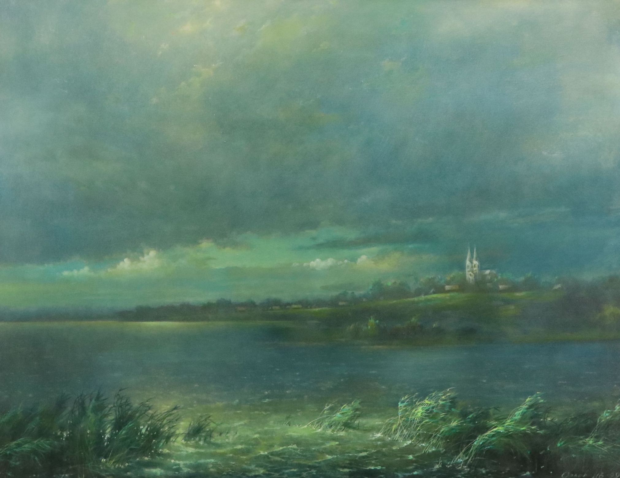 Orlov IV Oil Painting "Gust of Wind," 1999