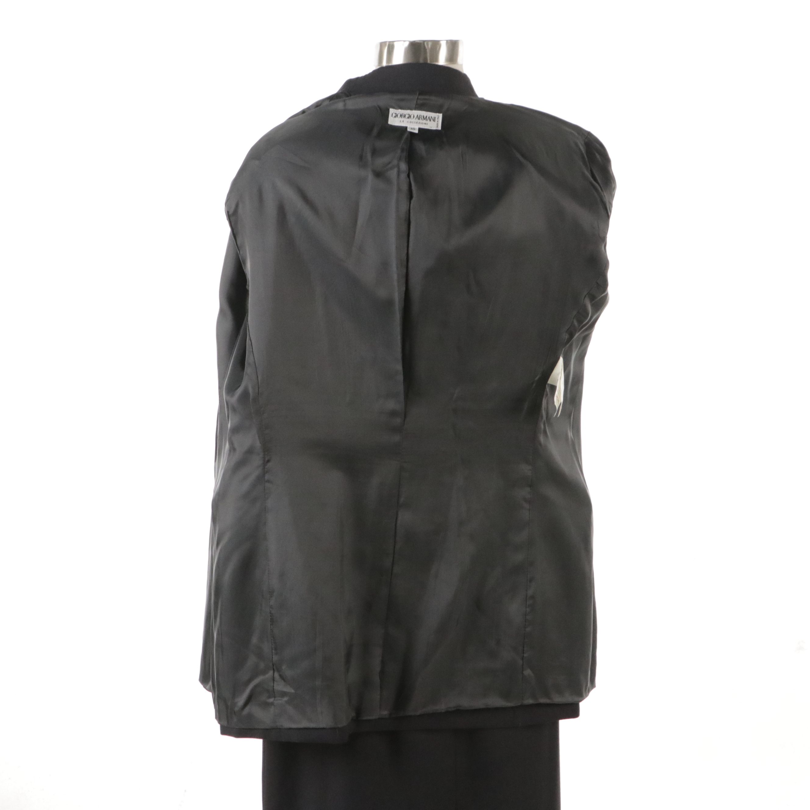 Giorgio Armani Wool Trousers, Pencil Skirt and Single Button Blazer Jacket