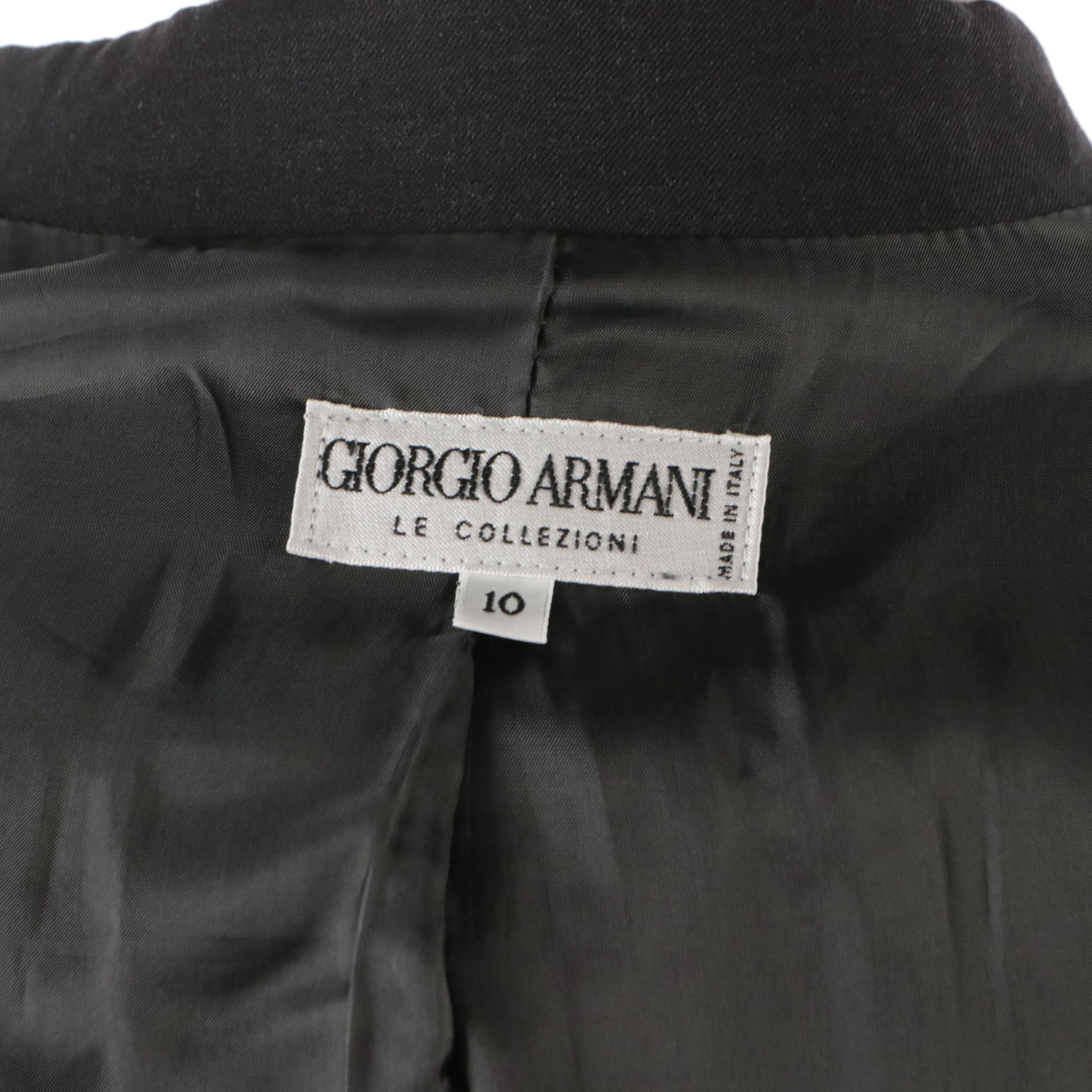 Giorgio Armani Wool Trousers, Pencil Skirt and Single Button Blazer Jacket