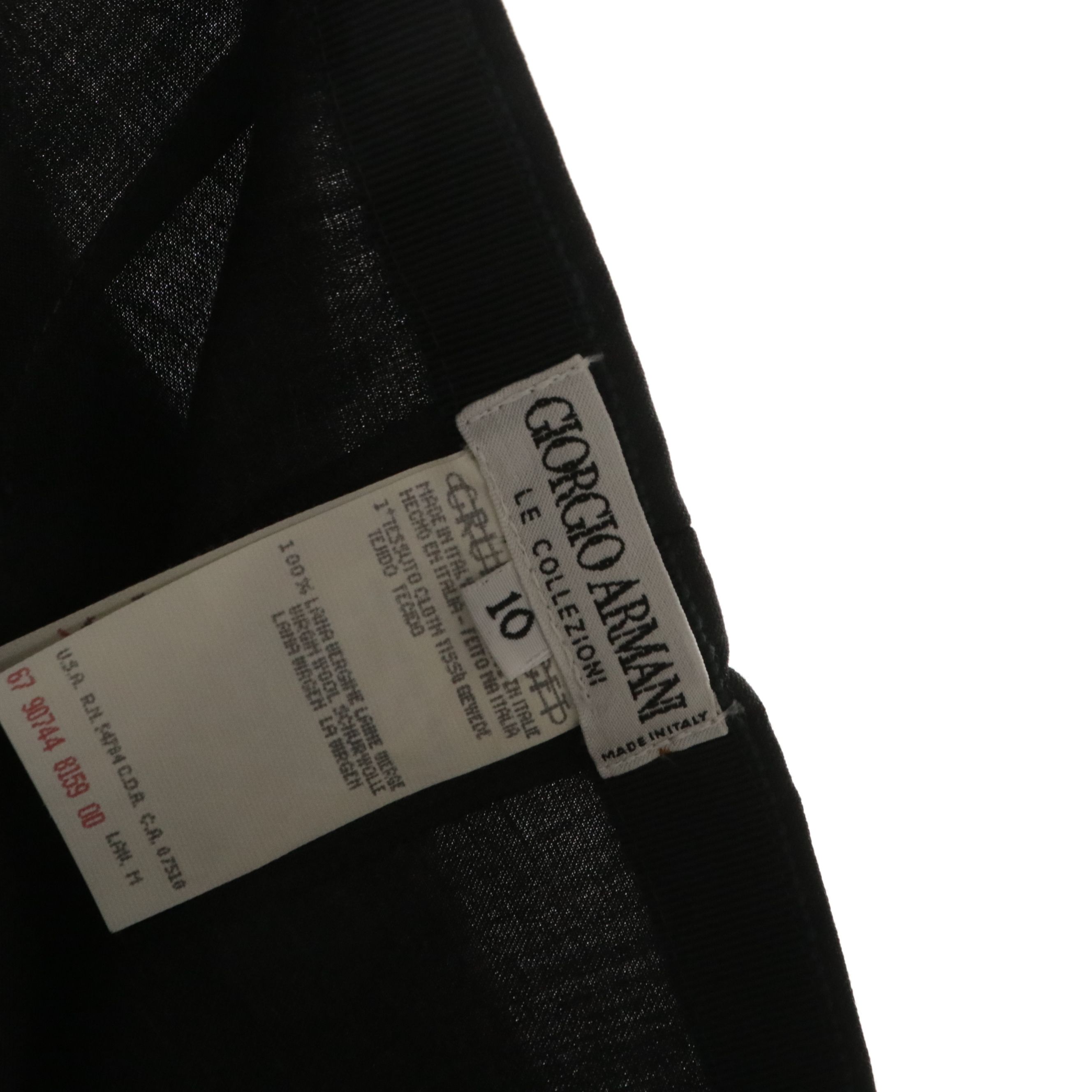 Giorgio Armani Wool Trousers, Pencil Skirt and Single Button Blazer Jacket