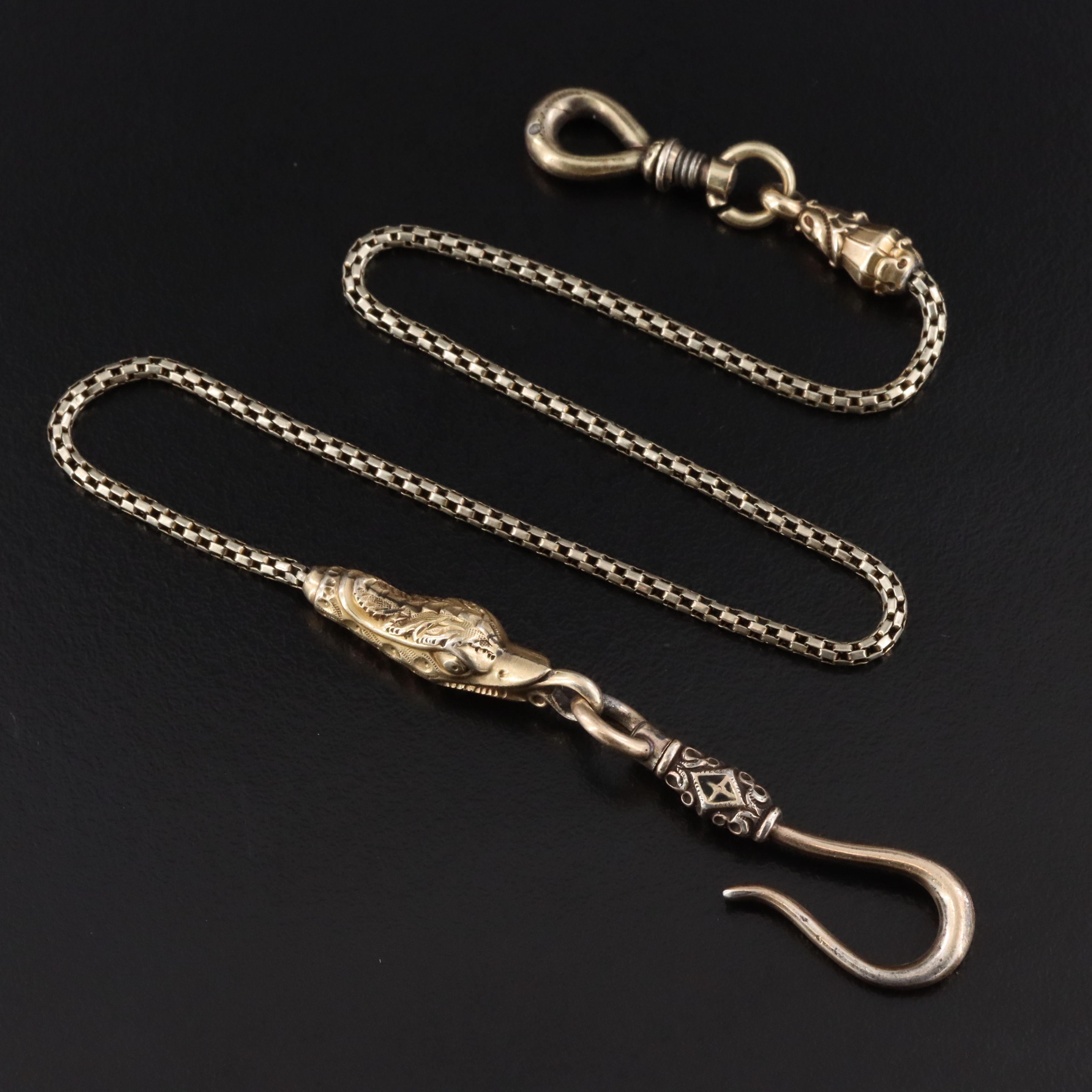 Victorian Duck Watch Chain