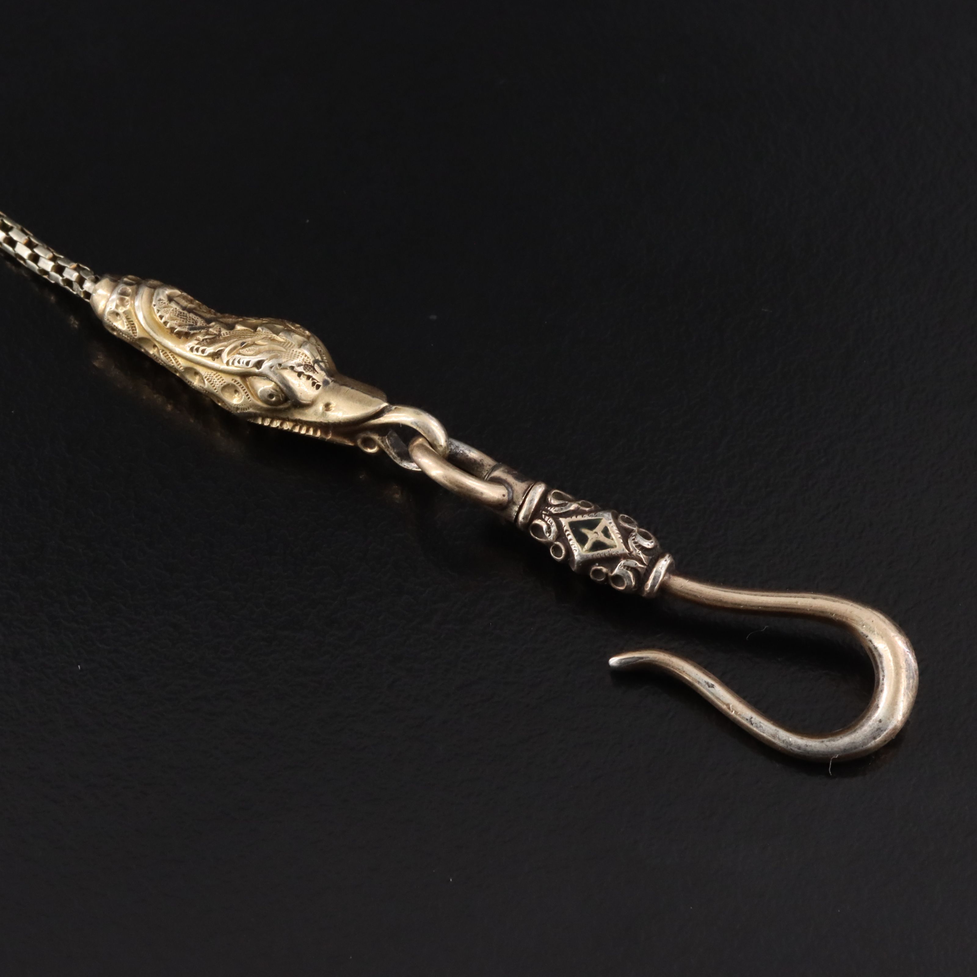 Victorian Duck Watch Chain