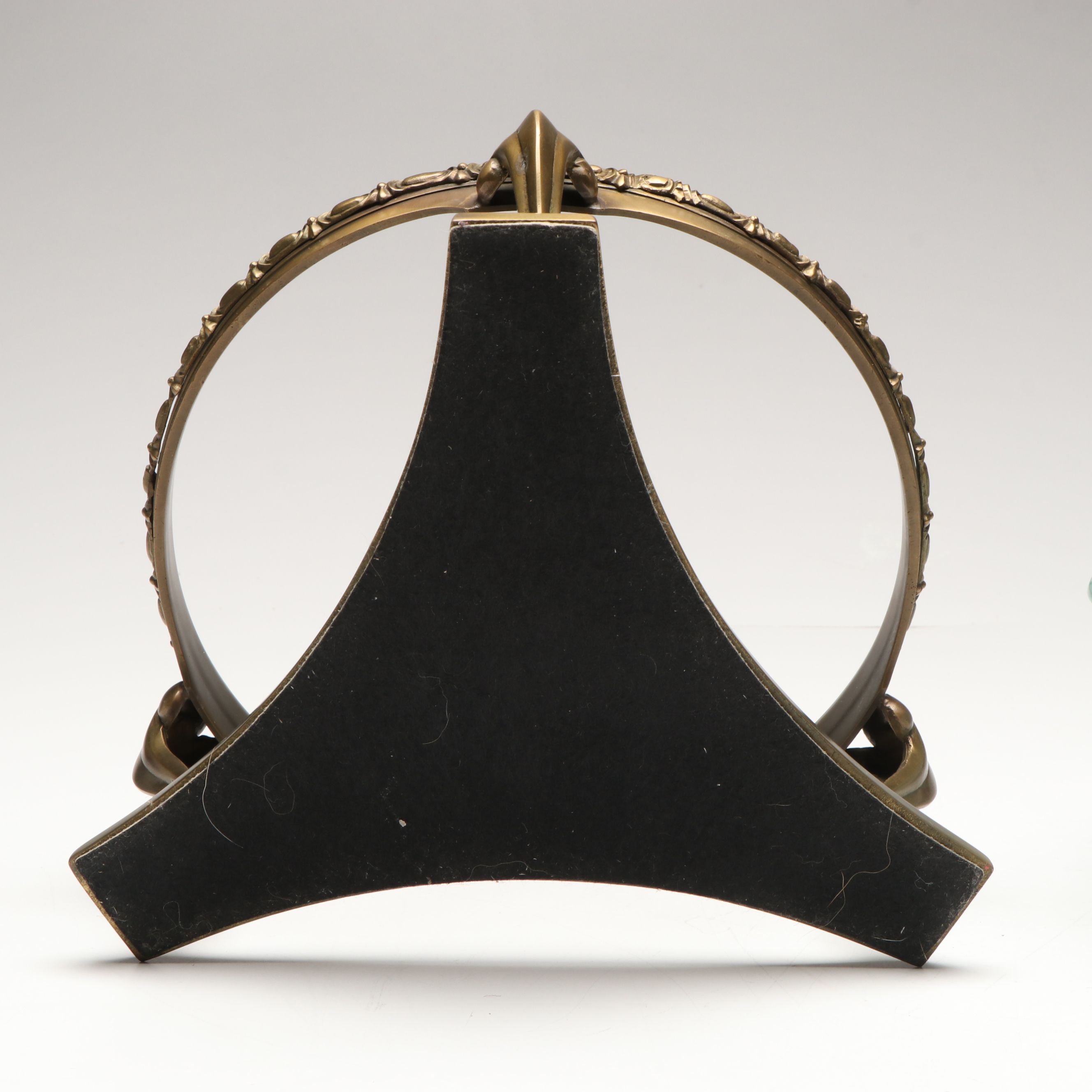 Schlanser Design Greek Key Pedestal Bowl with Gilt Porcelain Centerpiece Bowl