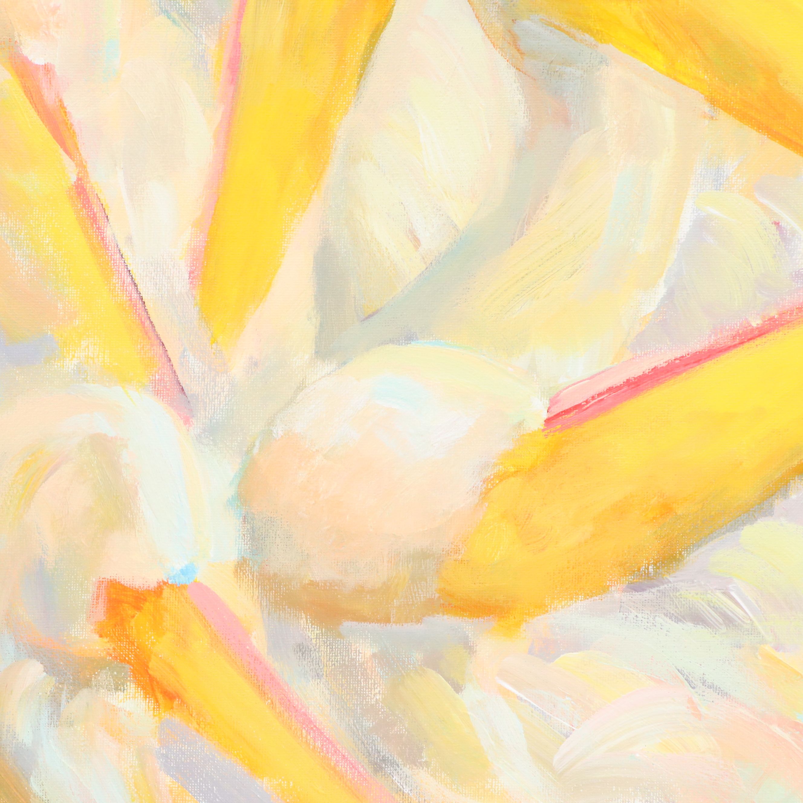 Elle Raines Acrylic Painting "Fleet of Pelicans #3"