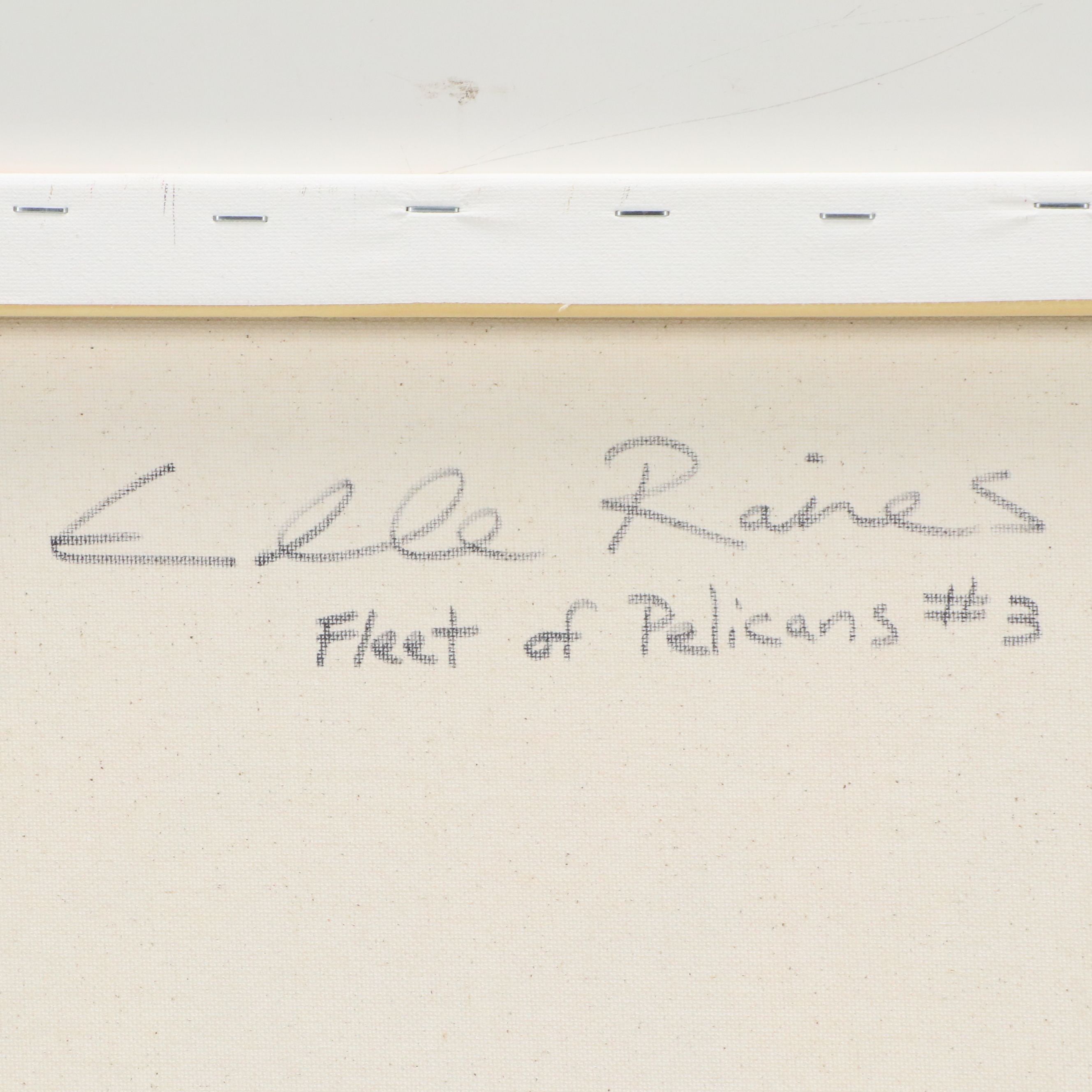 Elle Raines Acrylic Painting "Fleet of Pelicans #3"