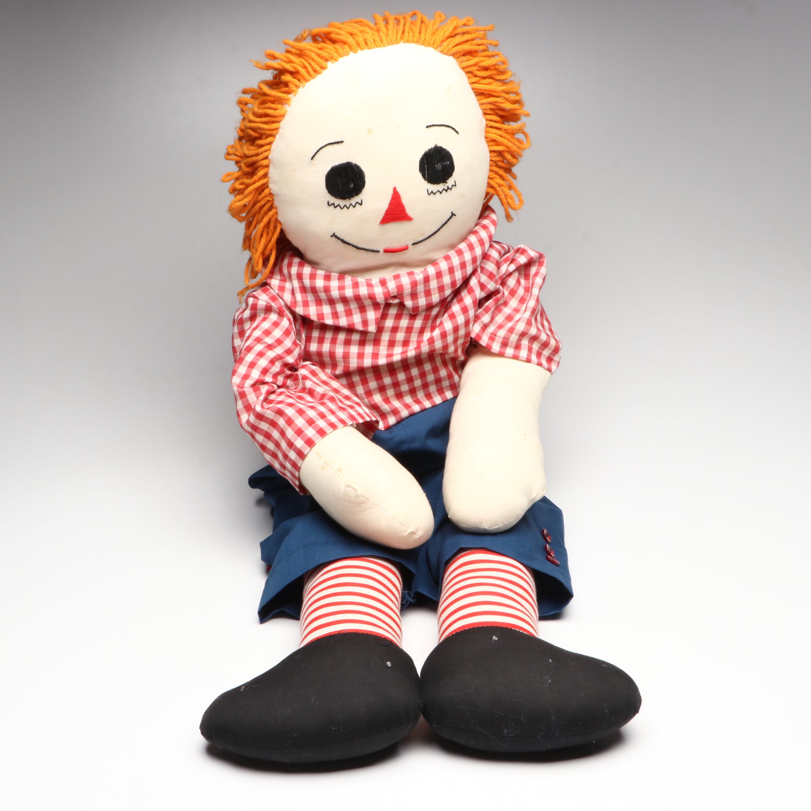 Raggedy Ann and Andy Dolls with "Raggedy Ann Stories" by Johnny Gruelle