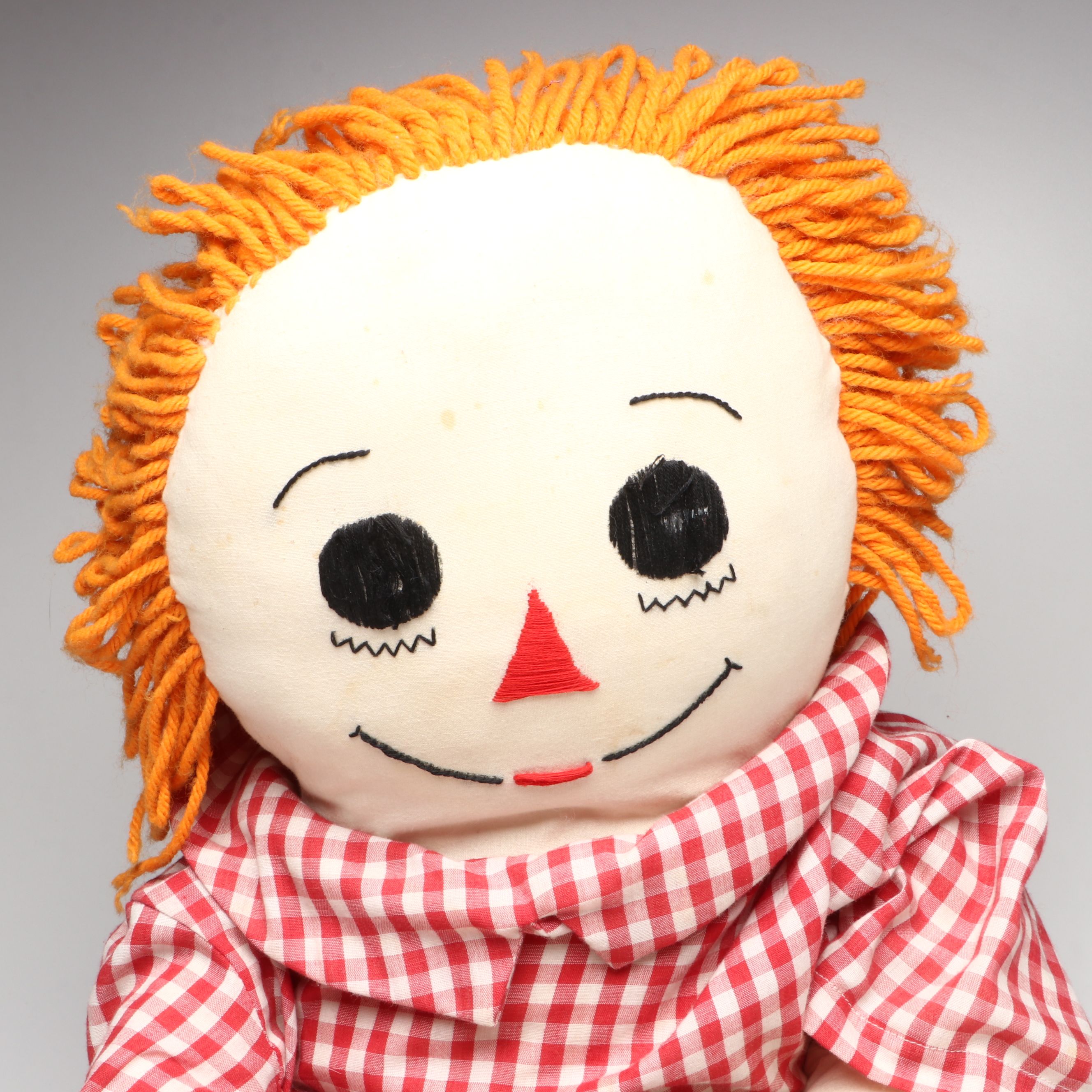 Raggedy Ann and Andy Dolls with "Raggedy Ann Stories" by Johnny Gruelle