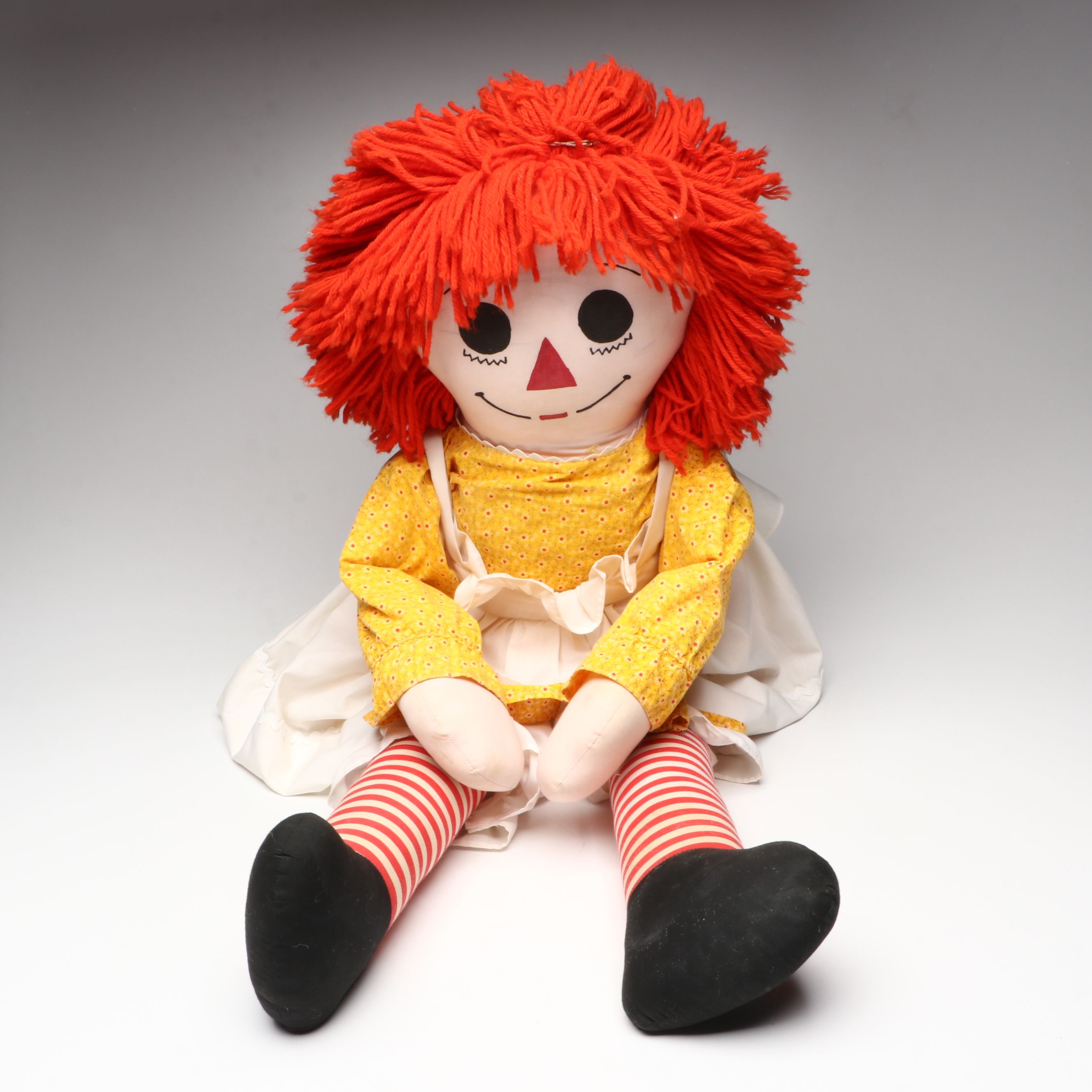 Raggedy Ann and Andy Dolls with "Raggedy Ann Stories" by Johnny Gruelle