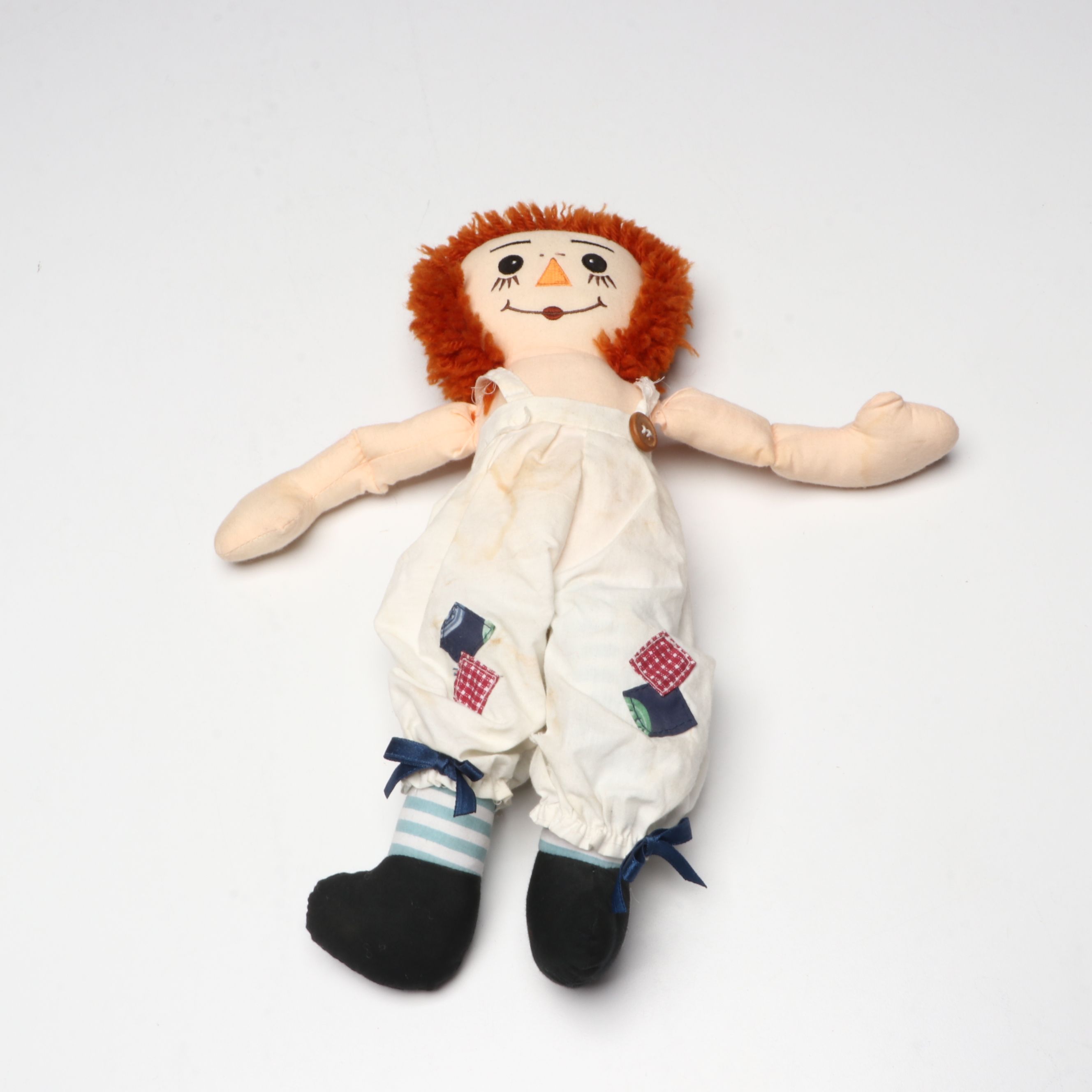 Raggedy Ann and Andy Dolls with "Raggedy Ann Stories" by Johnny Gruelle