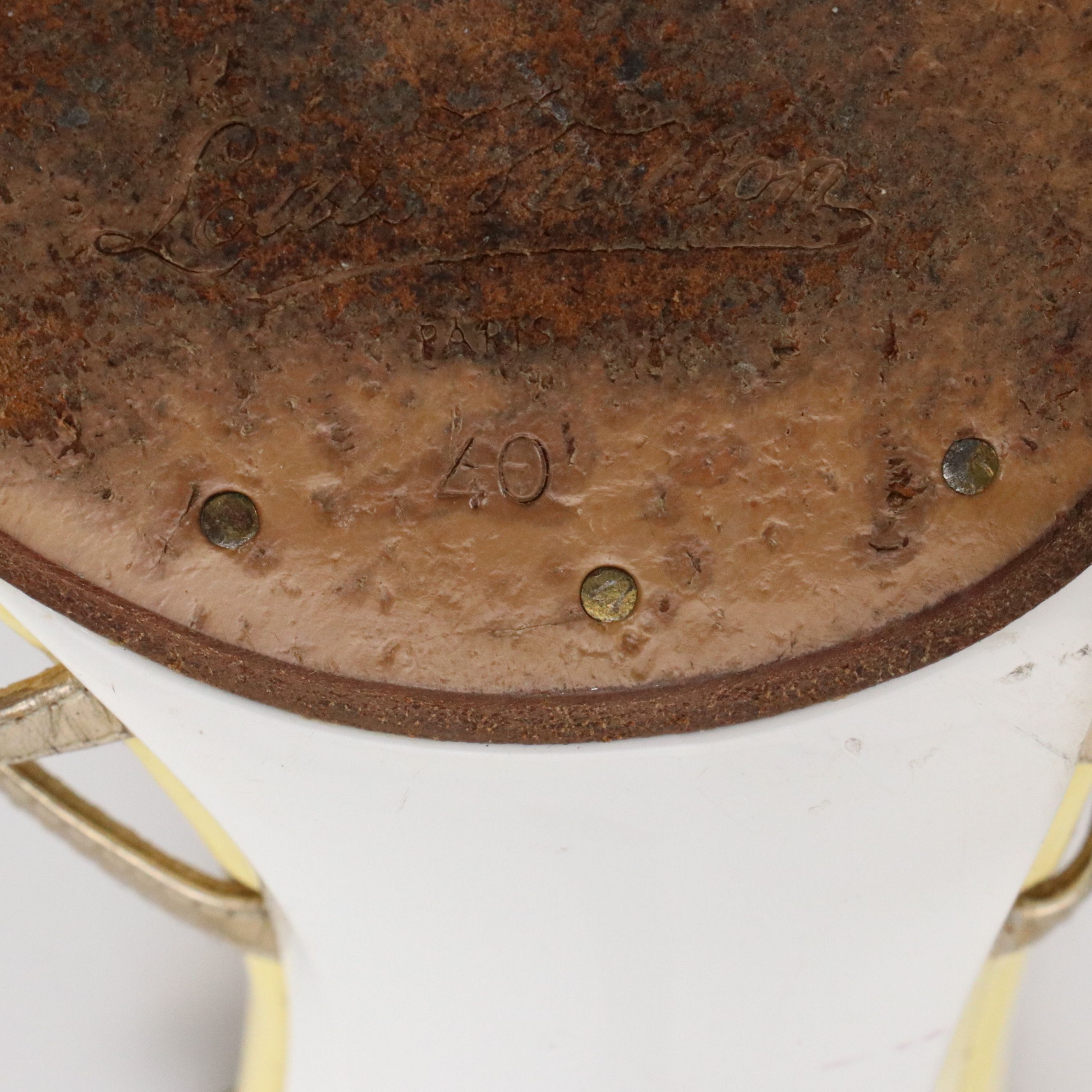 Louis Vuitton Strappy Sandals in Monogram Multicolore Canvas & Patent Leather