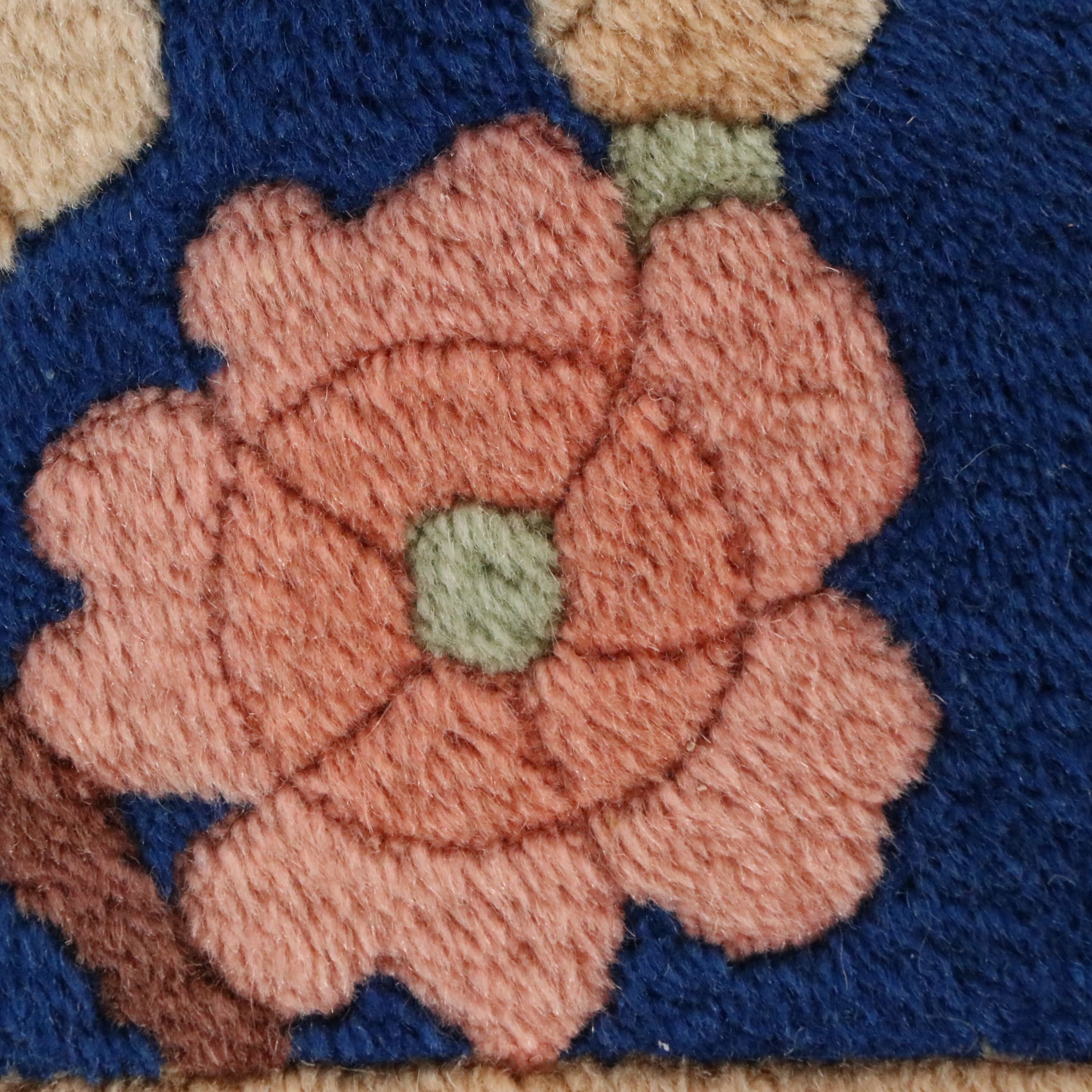 8'5 x 12'4 Hand-Knotted and Carved Chinese Peking Style Area Rug