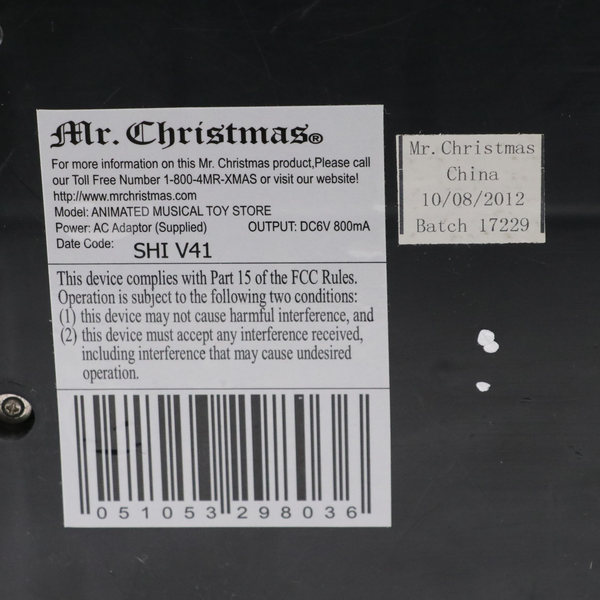 Mr. Christmas "It's Always Christmas" Animated Vintage Department Store