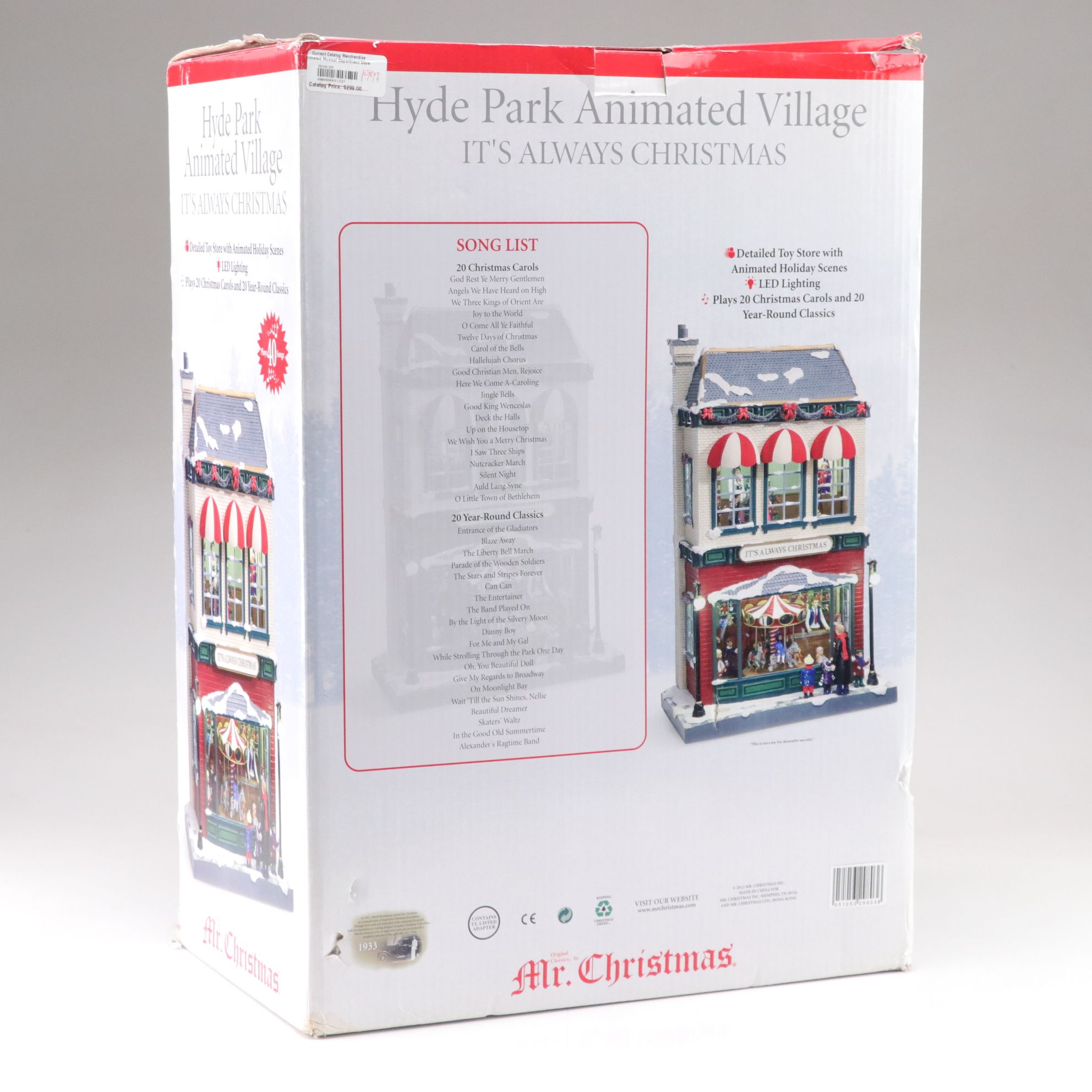 Mr. Christmas "It's Always Christmas" Animated Vintage Department Store