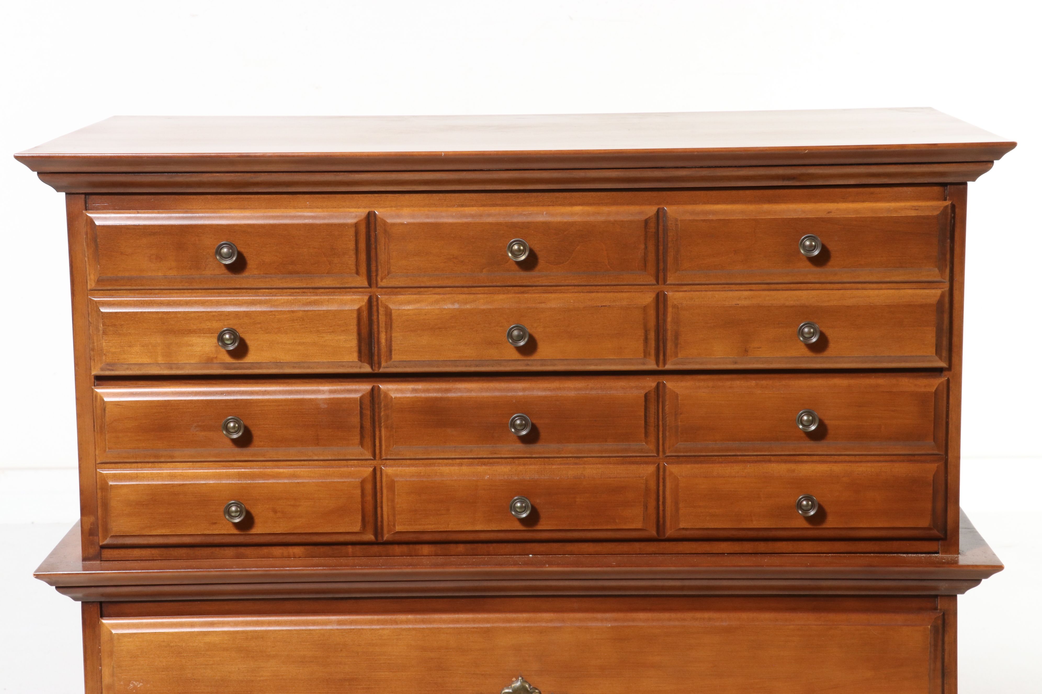 Kilgour Colonial Revival Style "Cinnamon" Maple Tall Chest