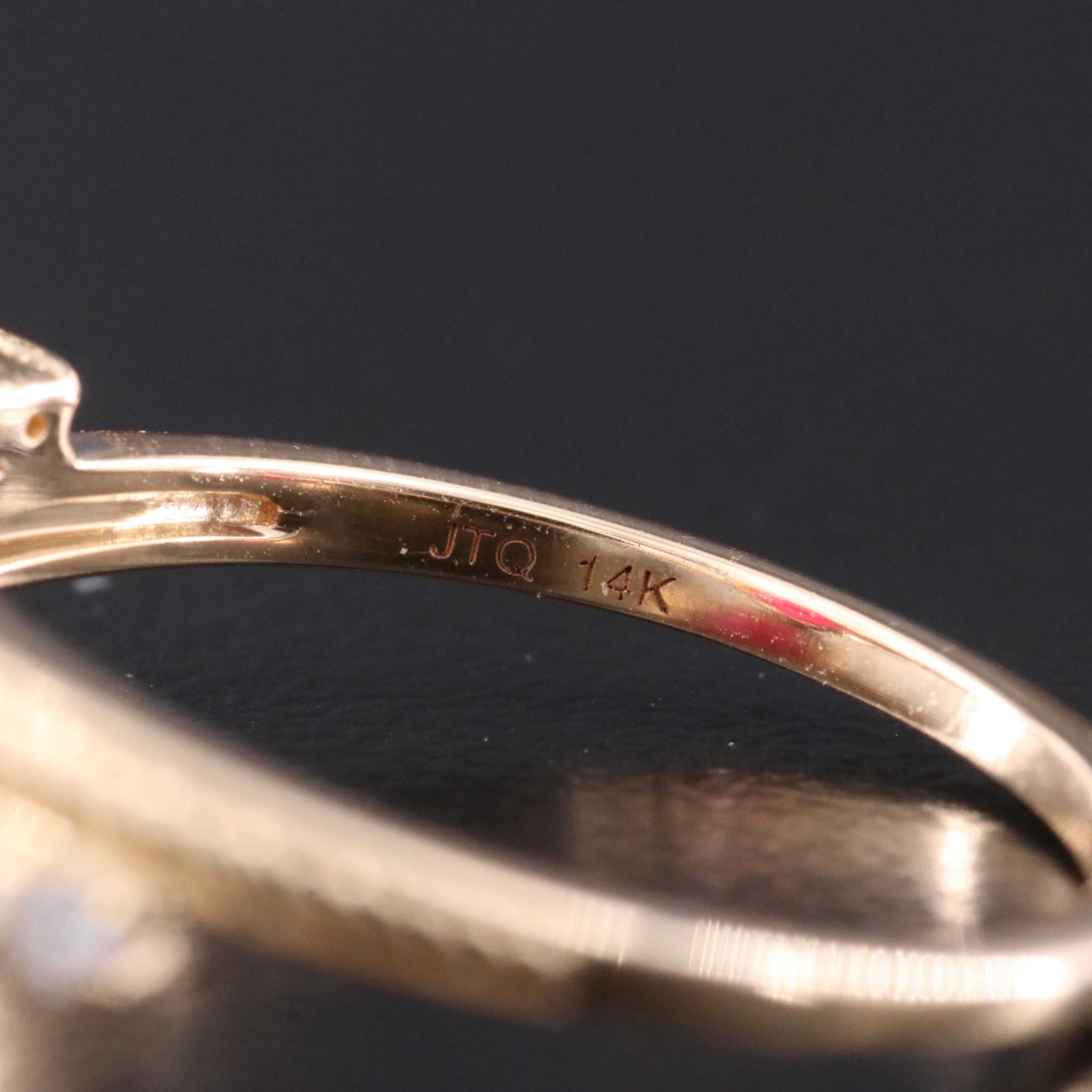 14K 1.42 CT Lab Grown Ruby and Moissanite Ring