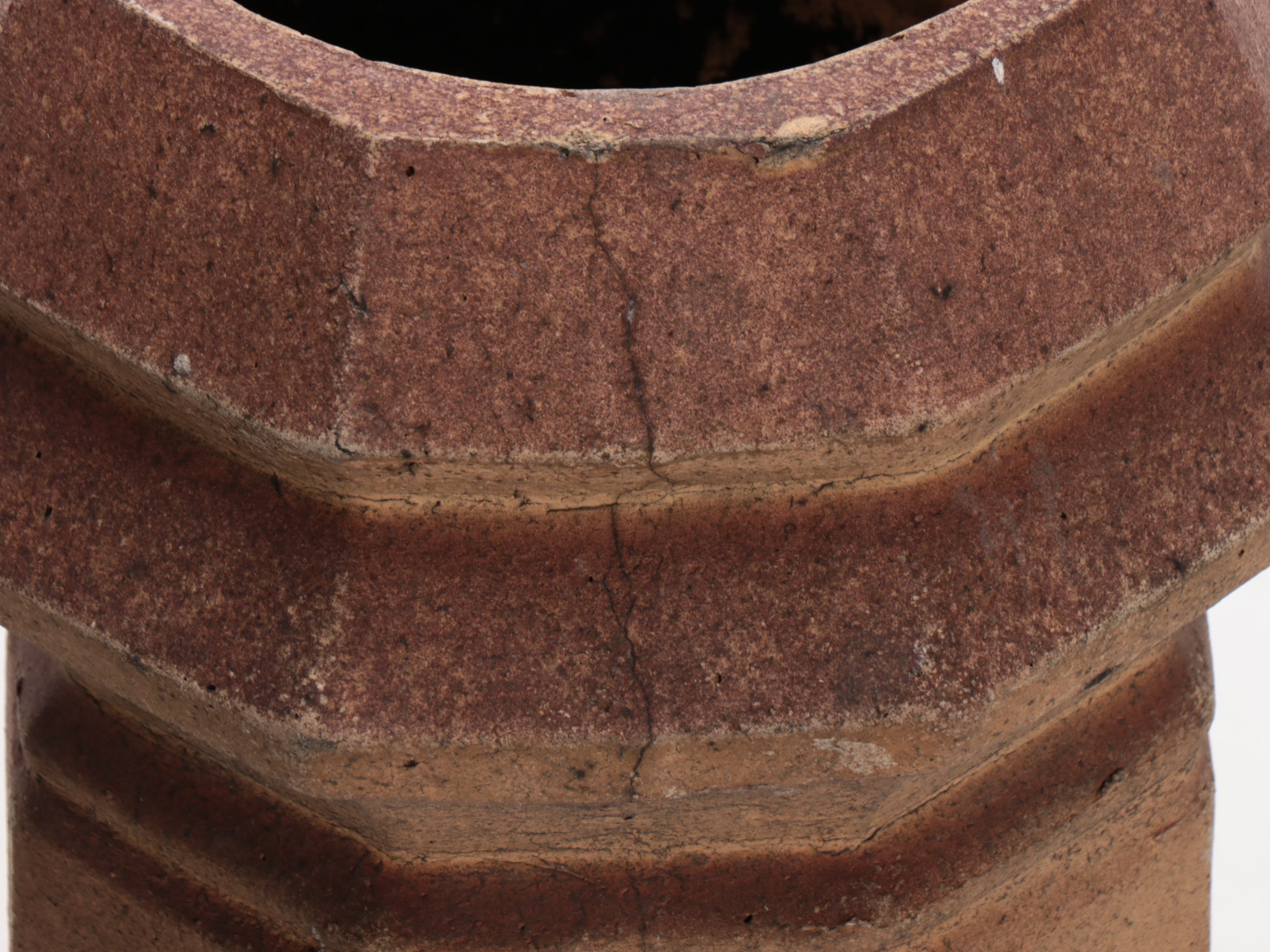 Octagonal Stoneware Chimney Pot, Late 19th/Early 20th Century