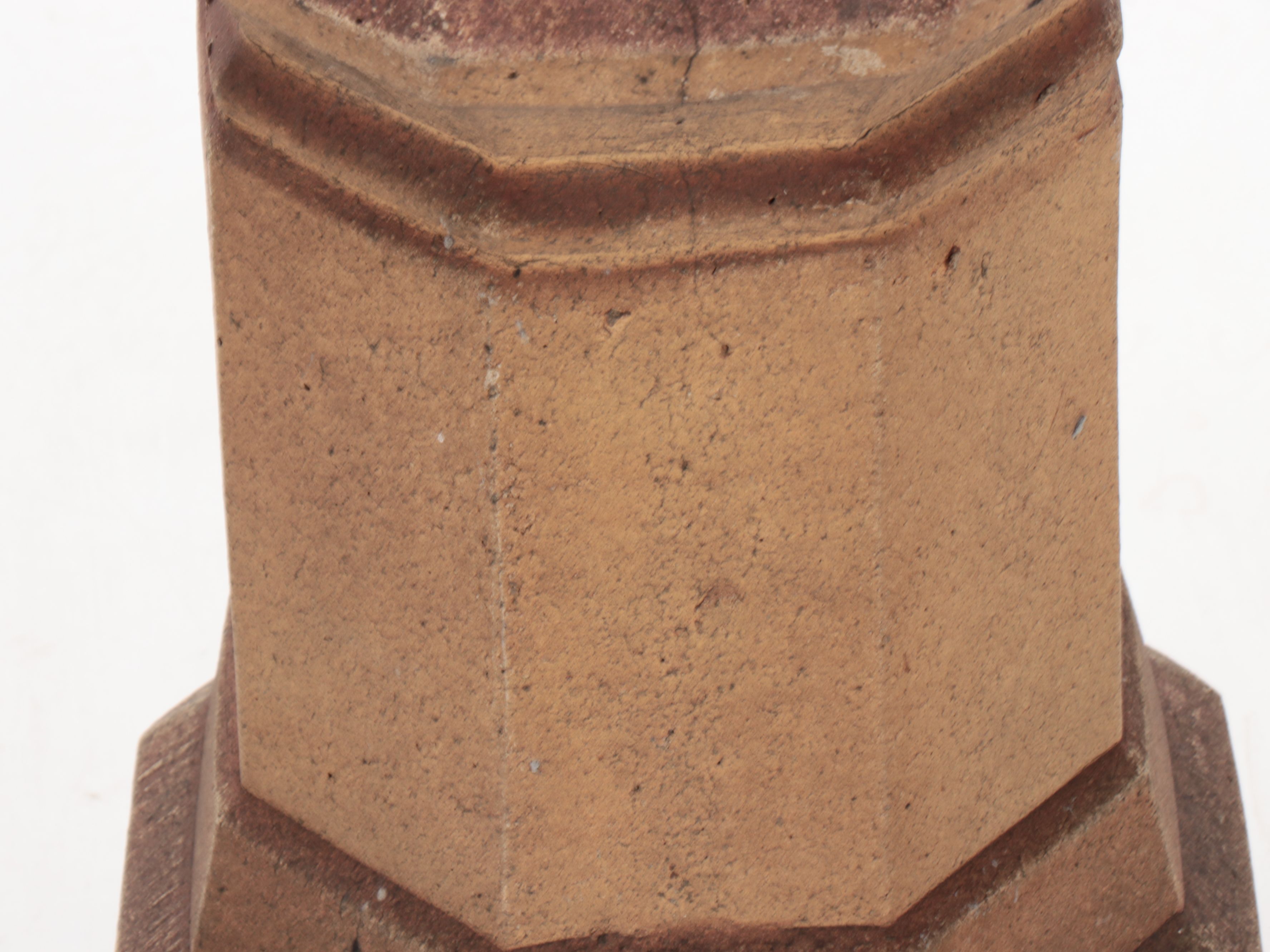 Octagonal Stoneware Chimney Pot, Late 19th/Early 20th Century